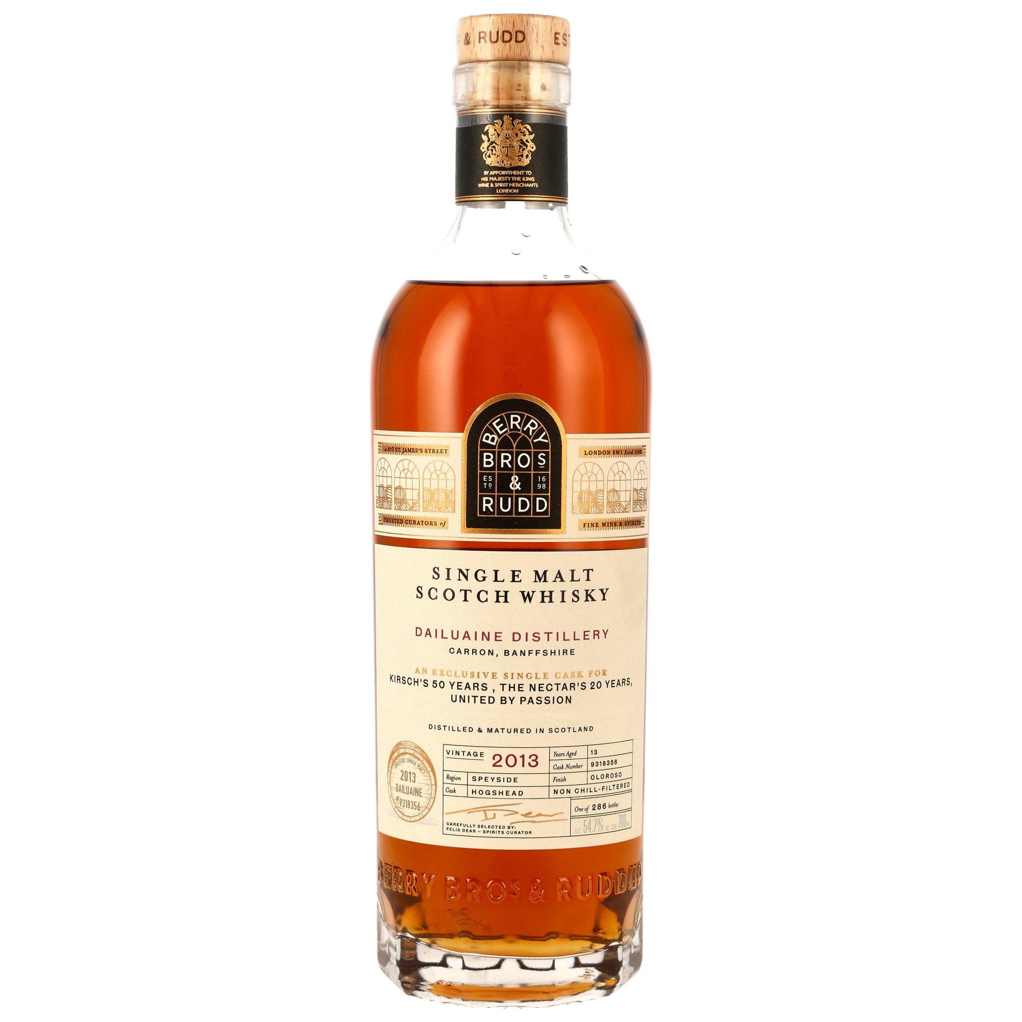 Dailuaine 2013/2026 - 13  y.o. - Oloroso Sherry Cask Finisch #9318356 (Berry Bros. & Rudd) - Kirsch/Nectar