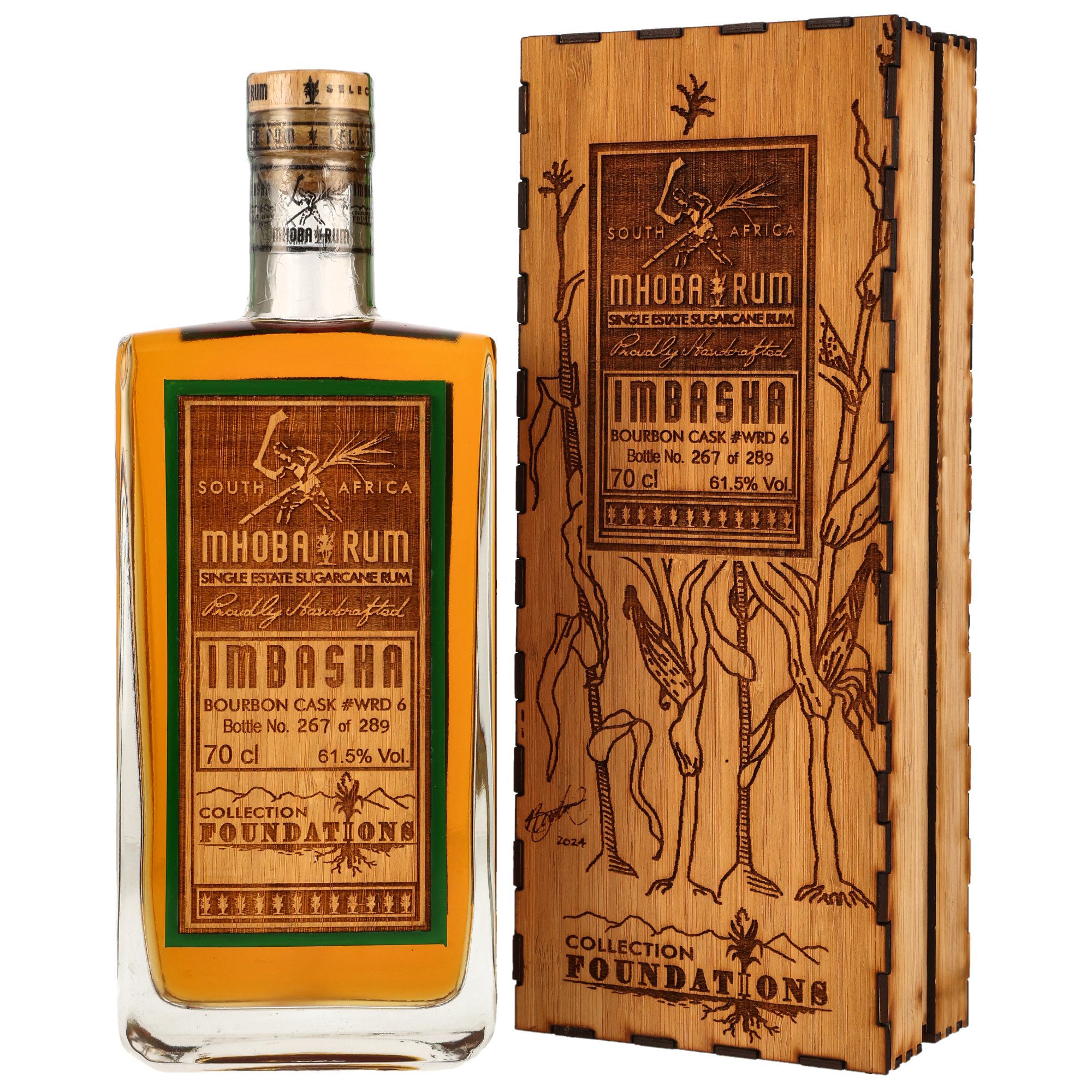 Mhoba Imbasha 2021/2024 - 3 y.o. - Bourbon Cask #WRD 6 - Foundations