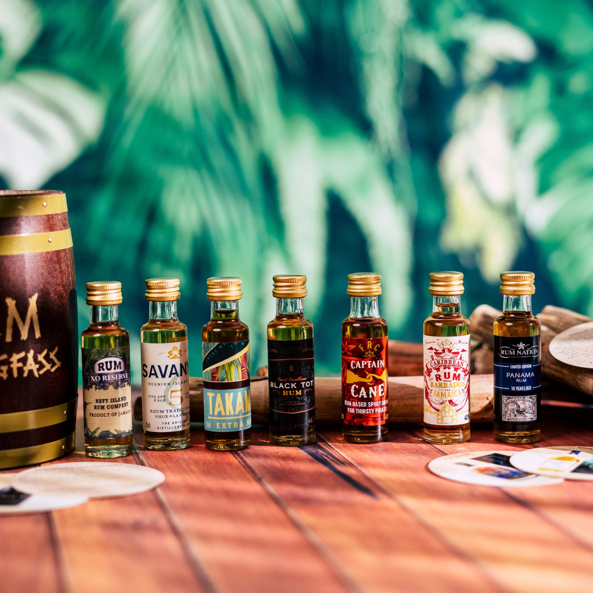 Rum Tasting Fass 7x 0,02l (30er Kartons)