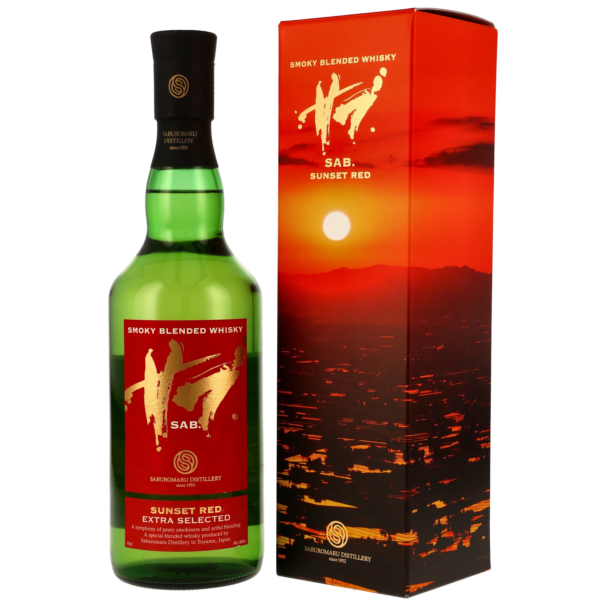 Saburomaru SAB. Sunset Red - Smoky Blended Whisky - Extra Selected