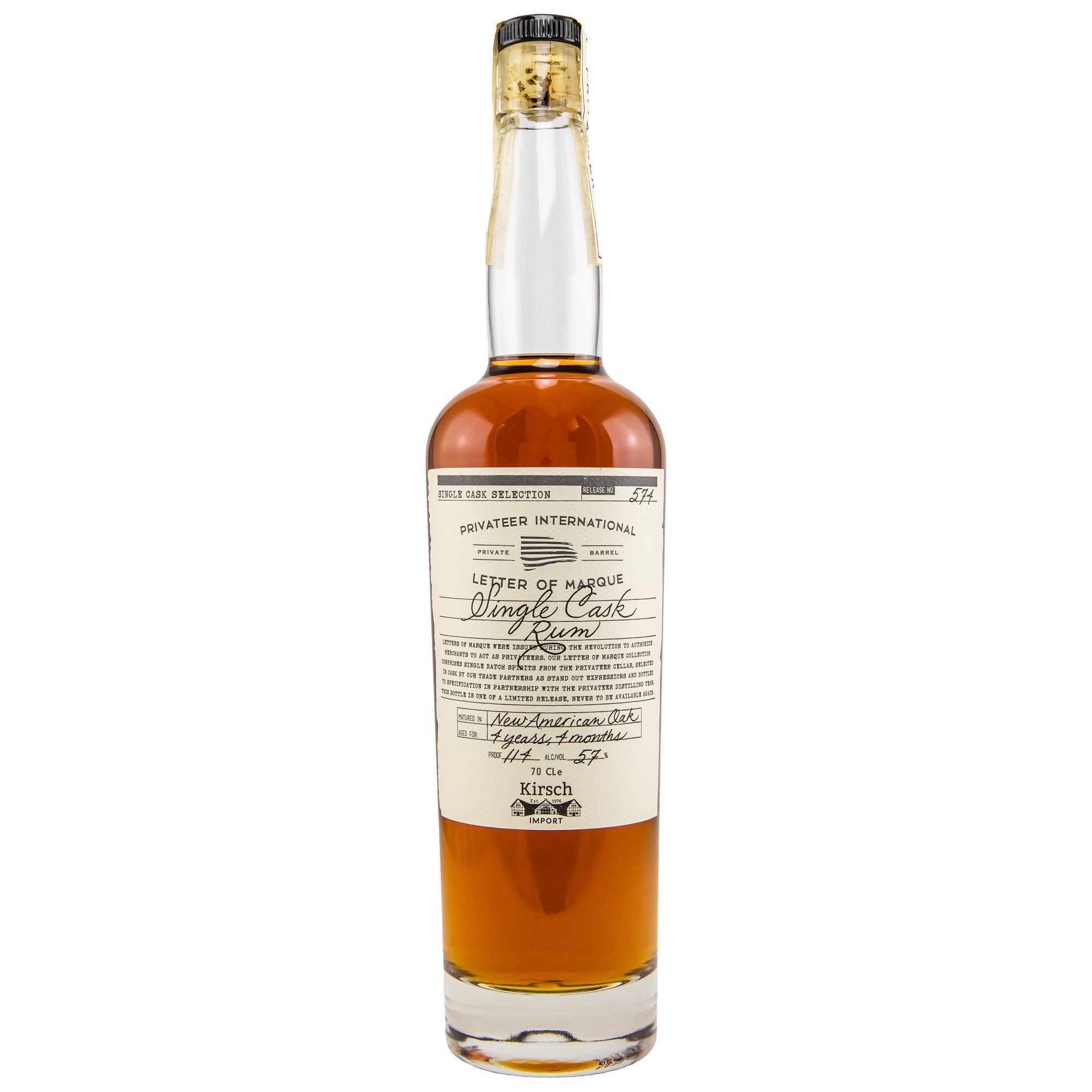 Privateer Rum Single Cask #P574