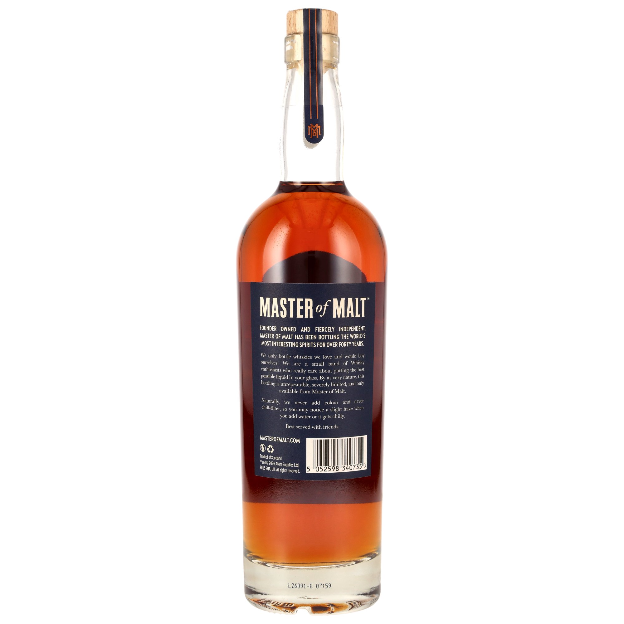 Holyrood 2020/2026 - 5 y.o. - Oloroso Sherry Hogshead - Master of Malt