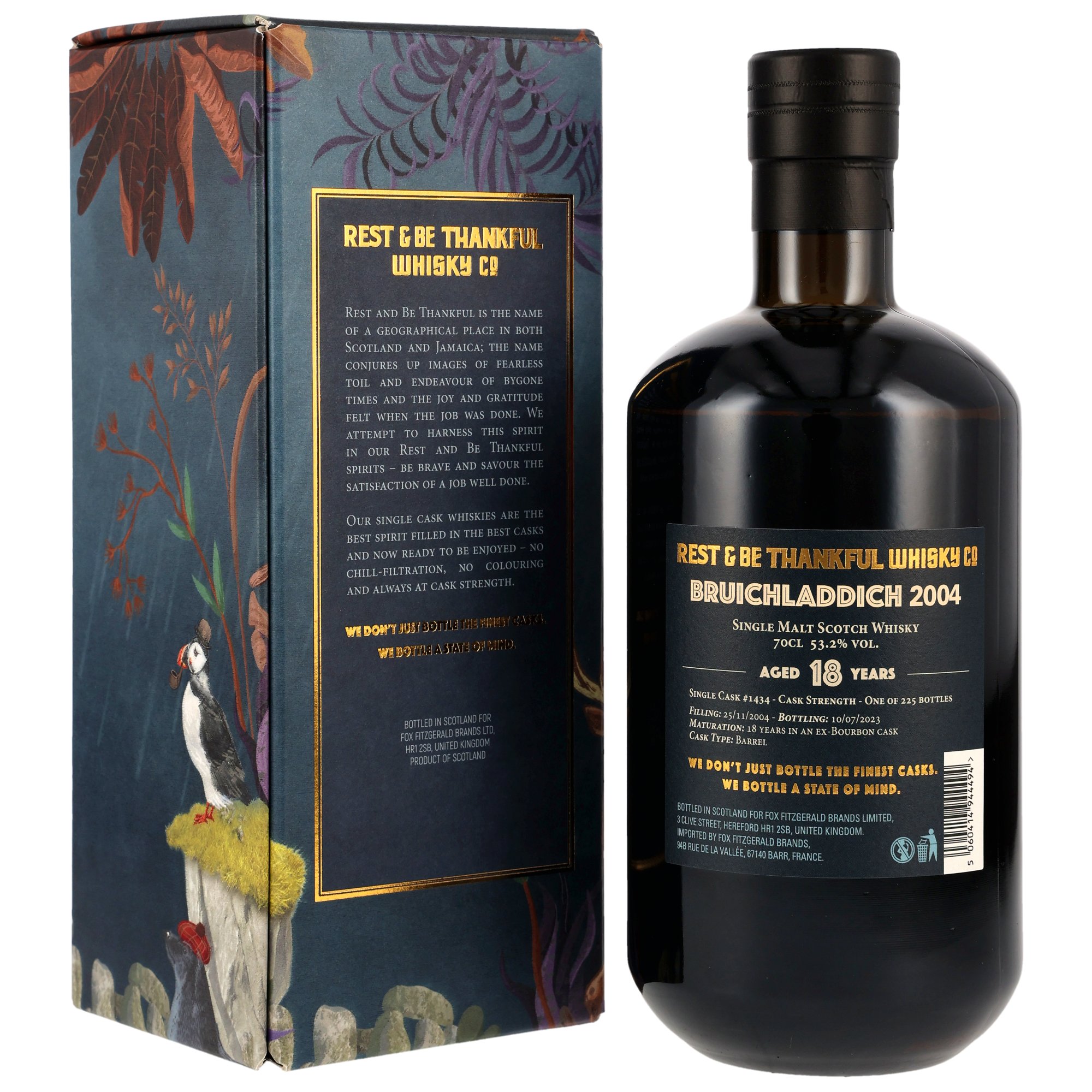 Bruichladdich 18 y.o. - Single Cask #1434 - Rest & Be Thankful