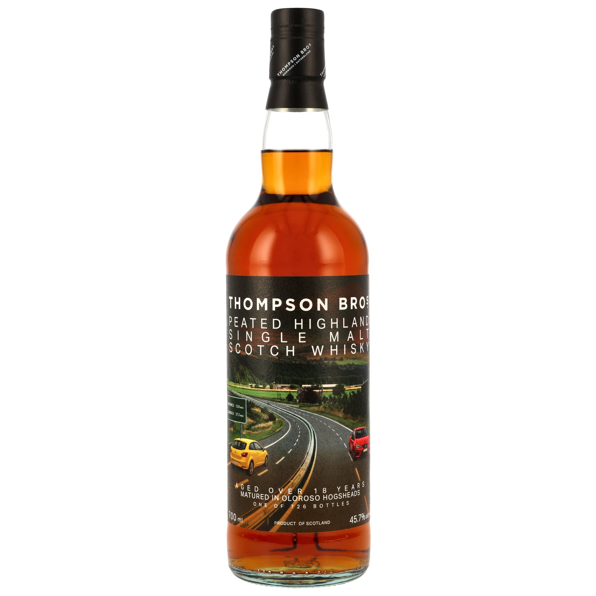 Highland Single Malt Whisky (Peated) 18 y.o. - Oloroso Sherry Casks - Thompson Bros.