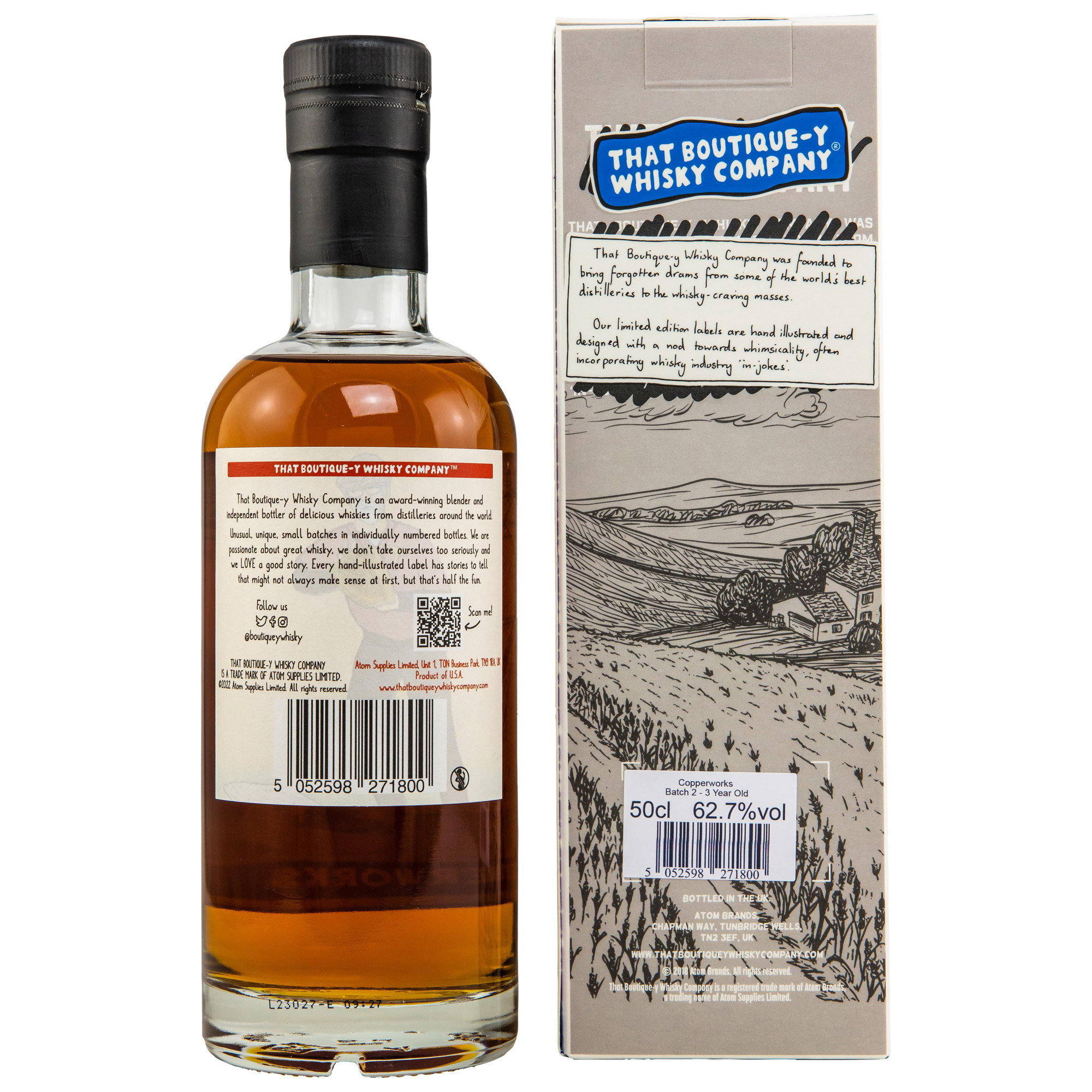 Copperworks 3 y.o. - Batch 2 (That Boutique-Y Whisky Company)