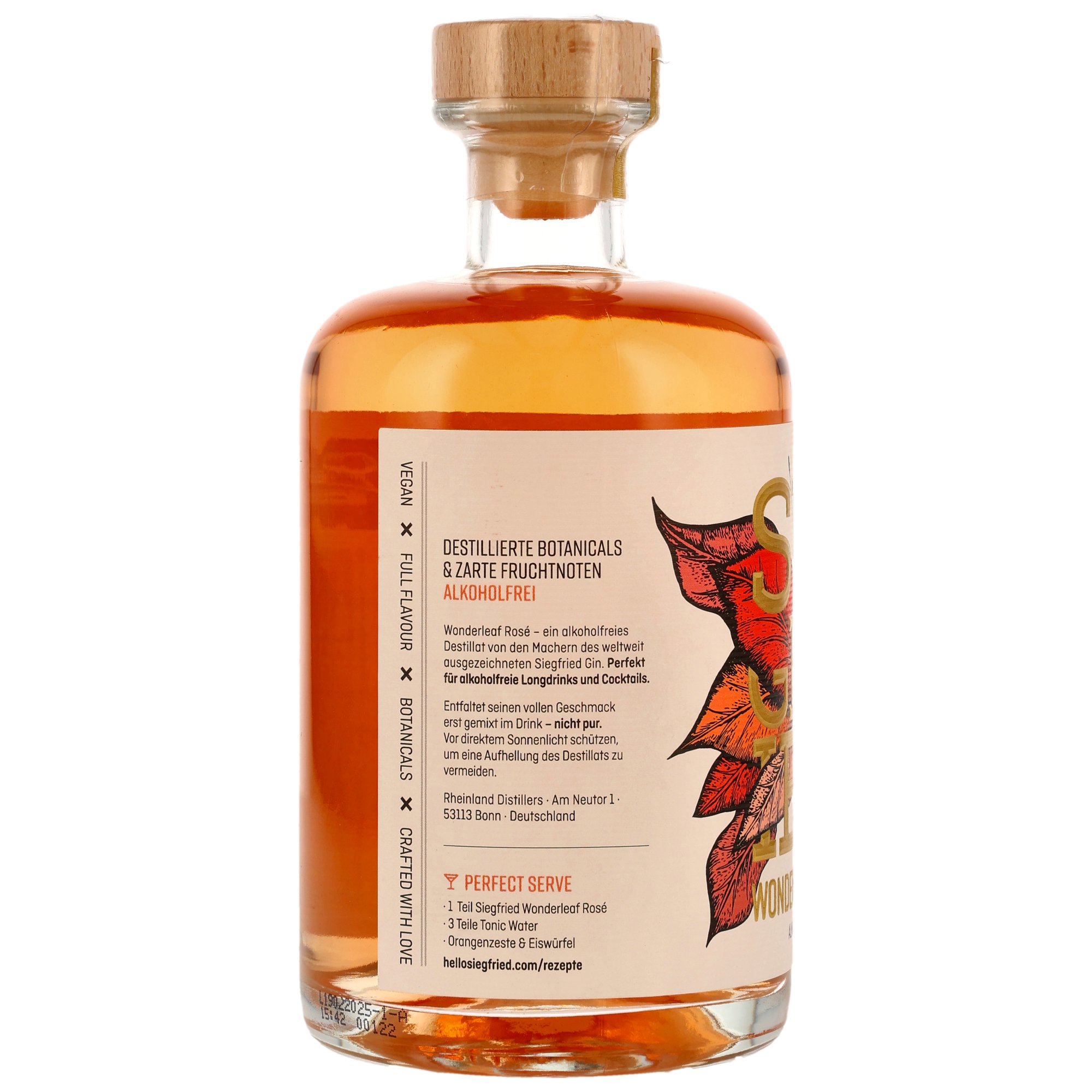 Siegfried Wonderleaf Rose alkoholfrei - MHD-Artikel