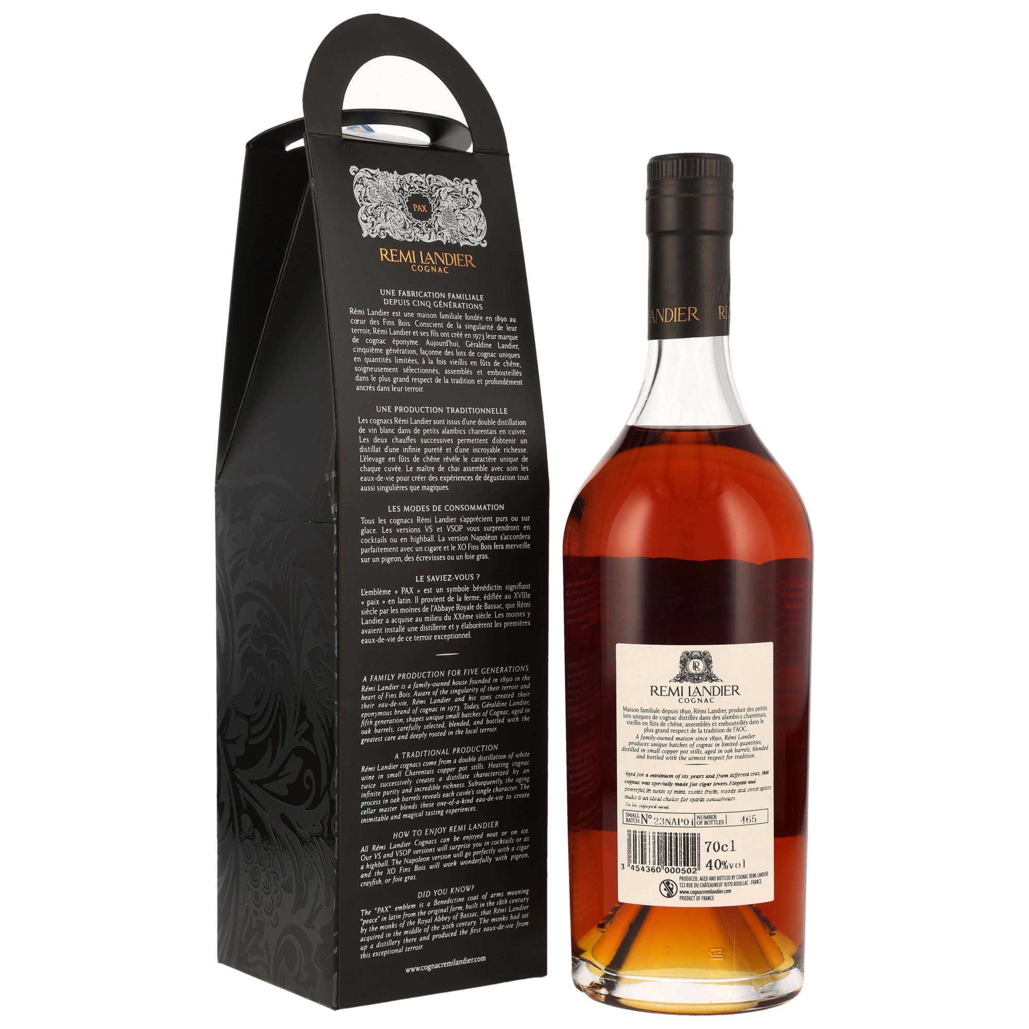 Remi Landier Cognac Napoleon Neue Ausstattung in GP