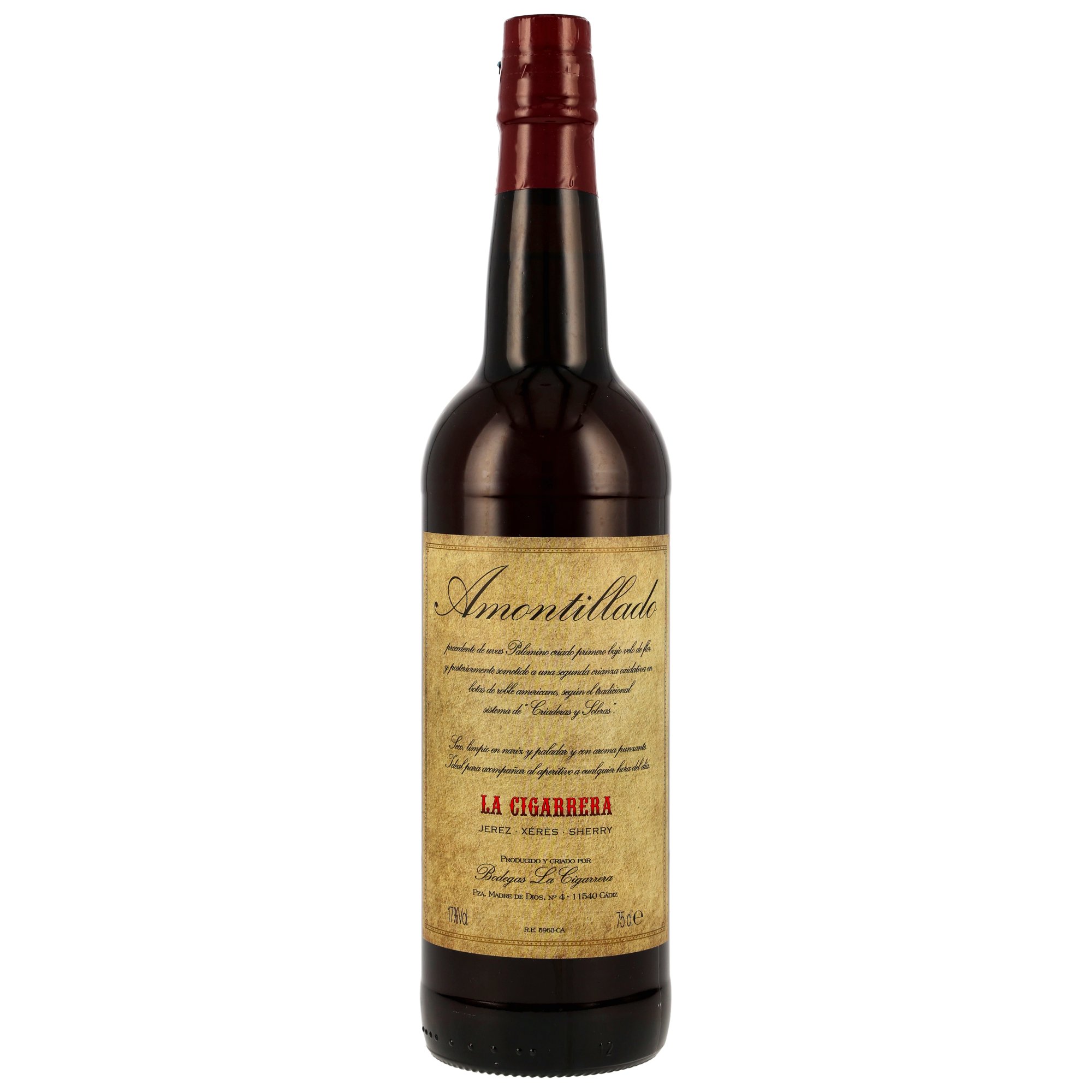 Bodegas Sherry Amontillado La Cigarrera