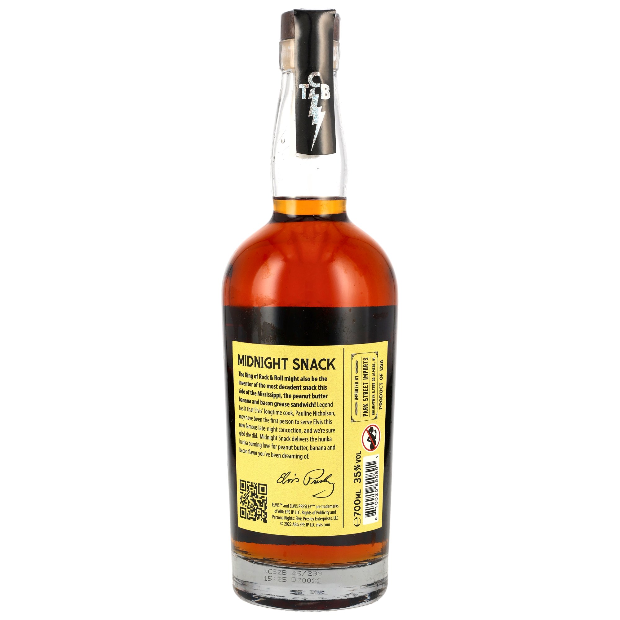 Elvis Midnight Snack Flavored Whiskey