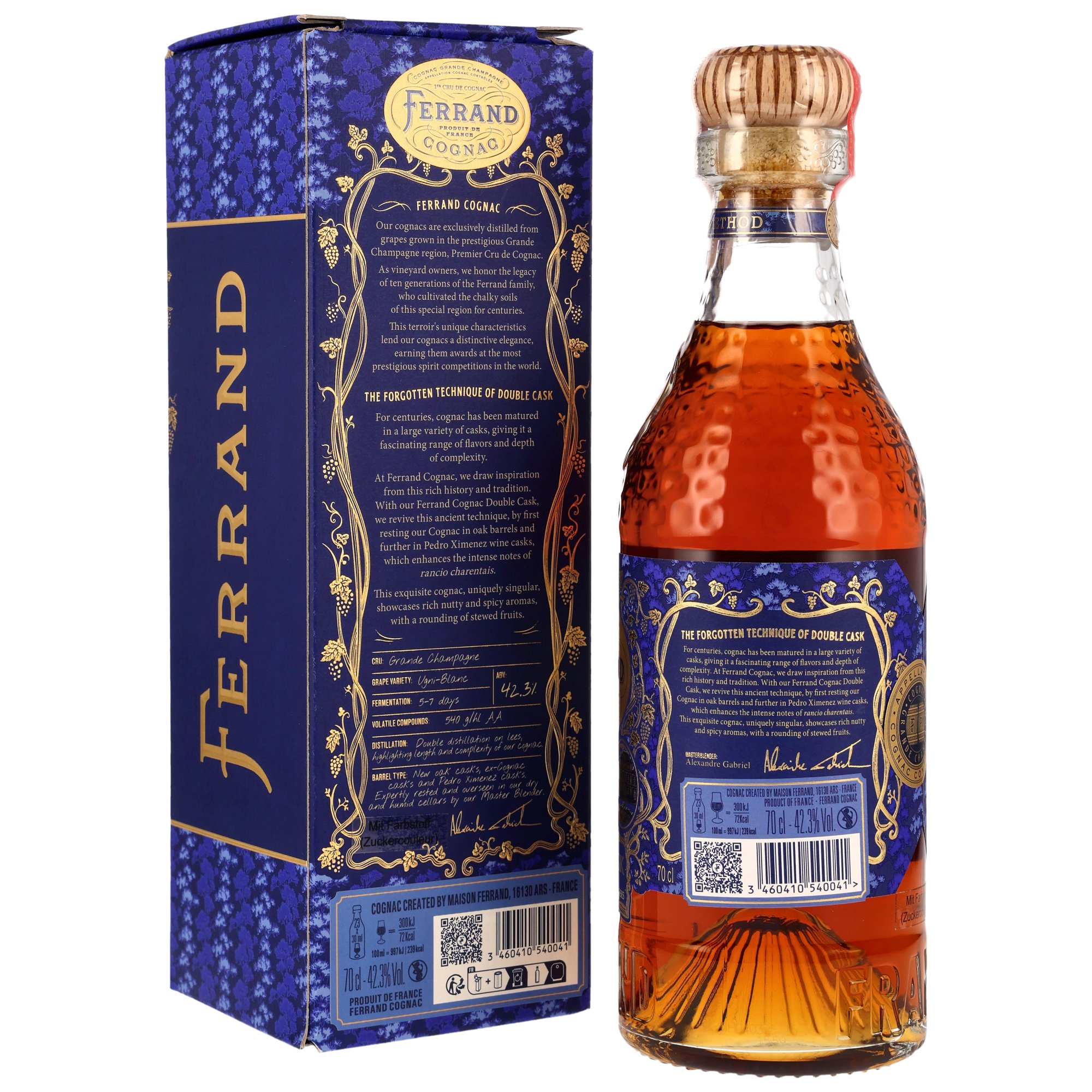 Ferrand Cognac Double Cask - French Oak & PX Casks