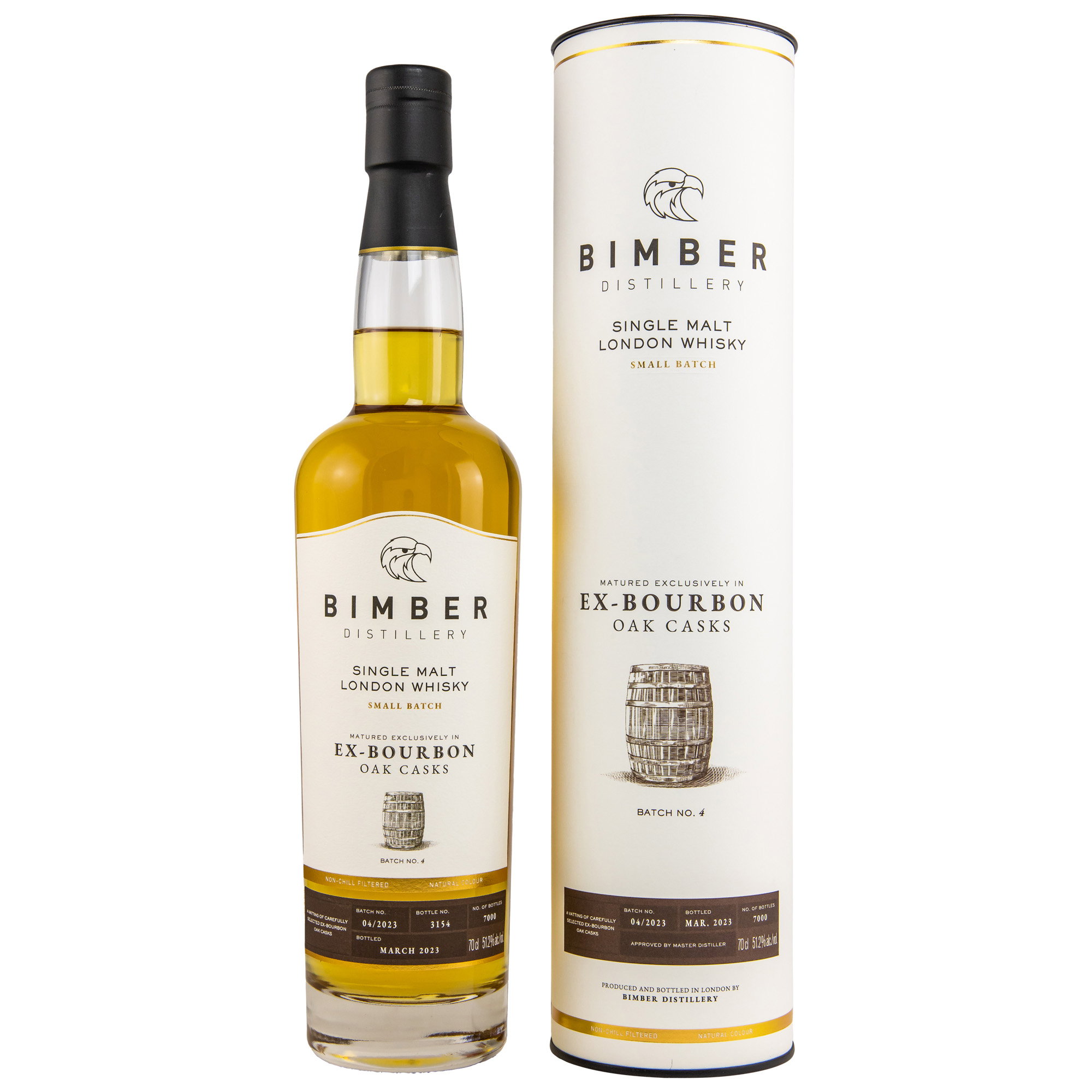 Bimber Single Malt London Whisky - Bourbon Cask Batch 4