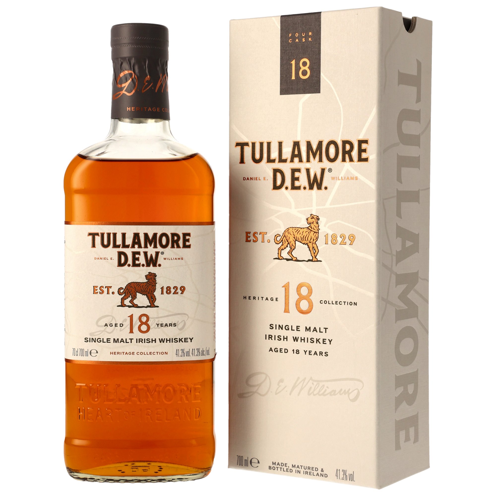 Tullamore Dew 18 y.o. - neue Ausstattung