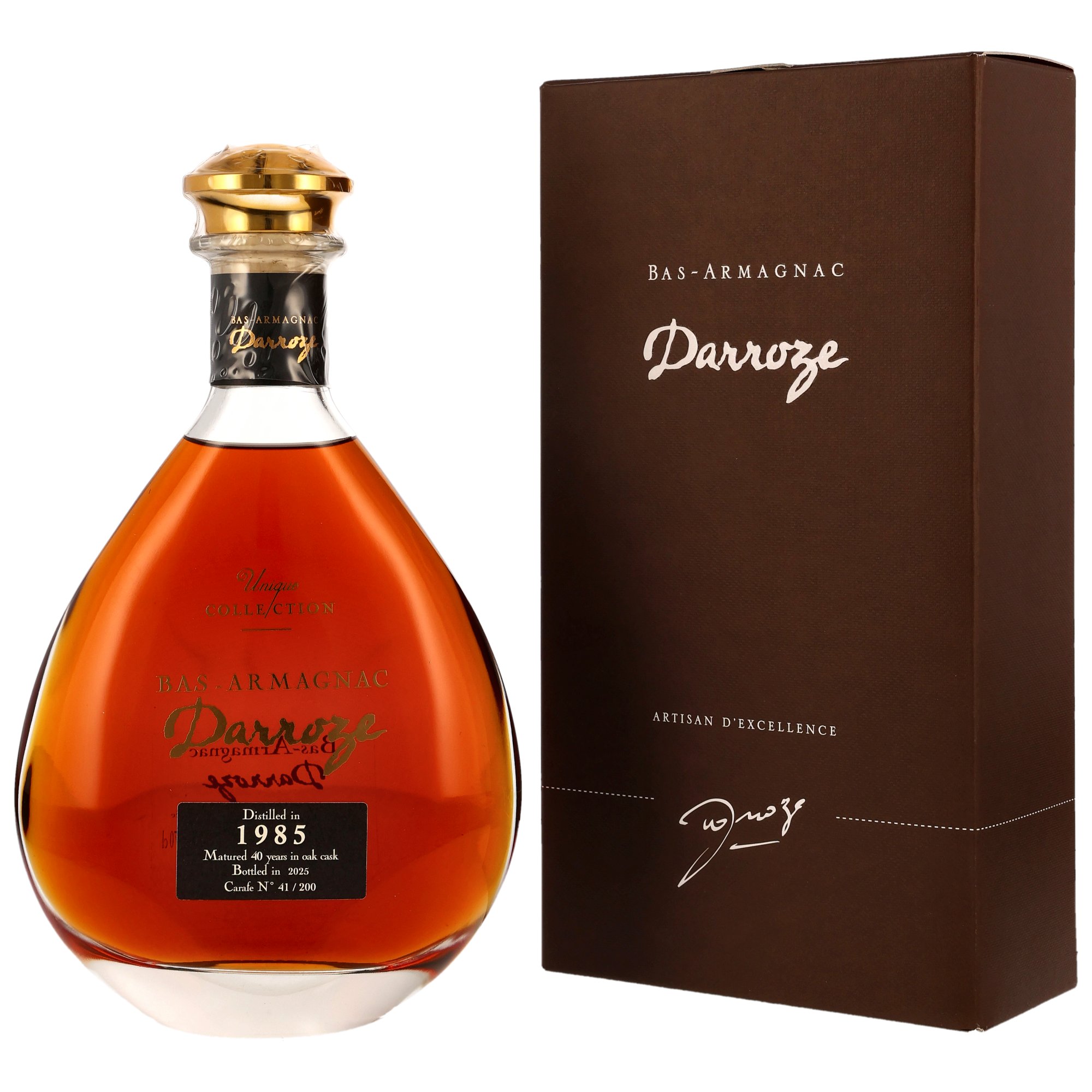 Carafe 1985/2025 - 40 y.o. - Armagnac Darroze