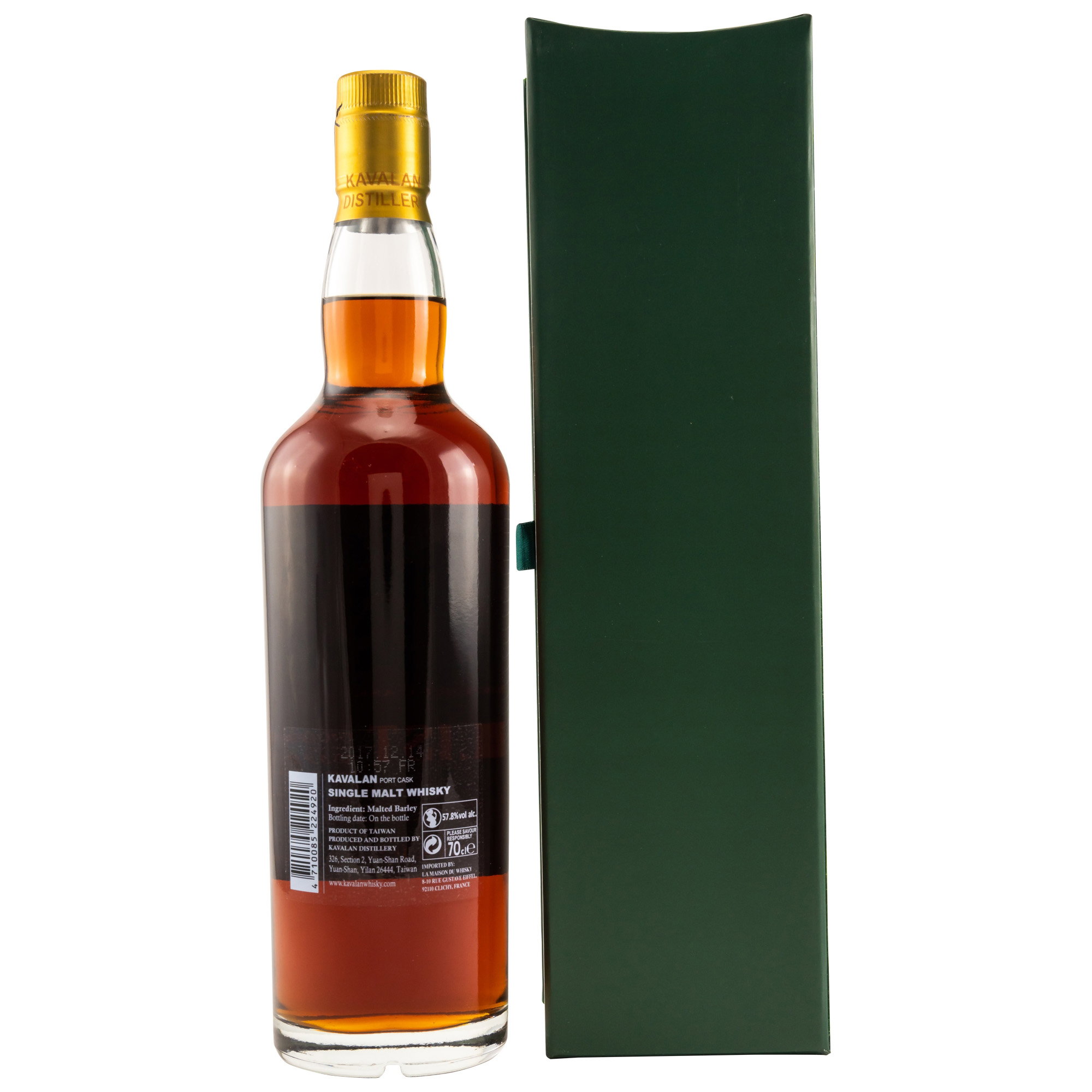 Kavalan Solist / Port Cask 57,8% - nicht nach Fassnummern getrennt