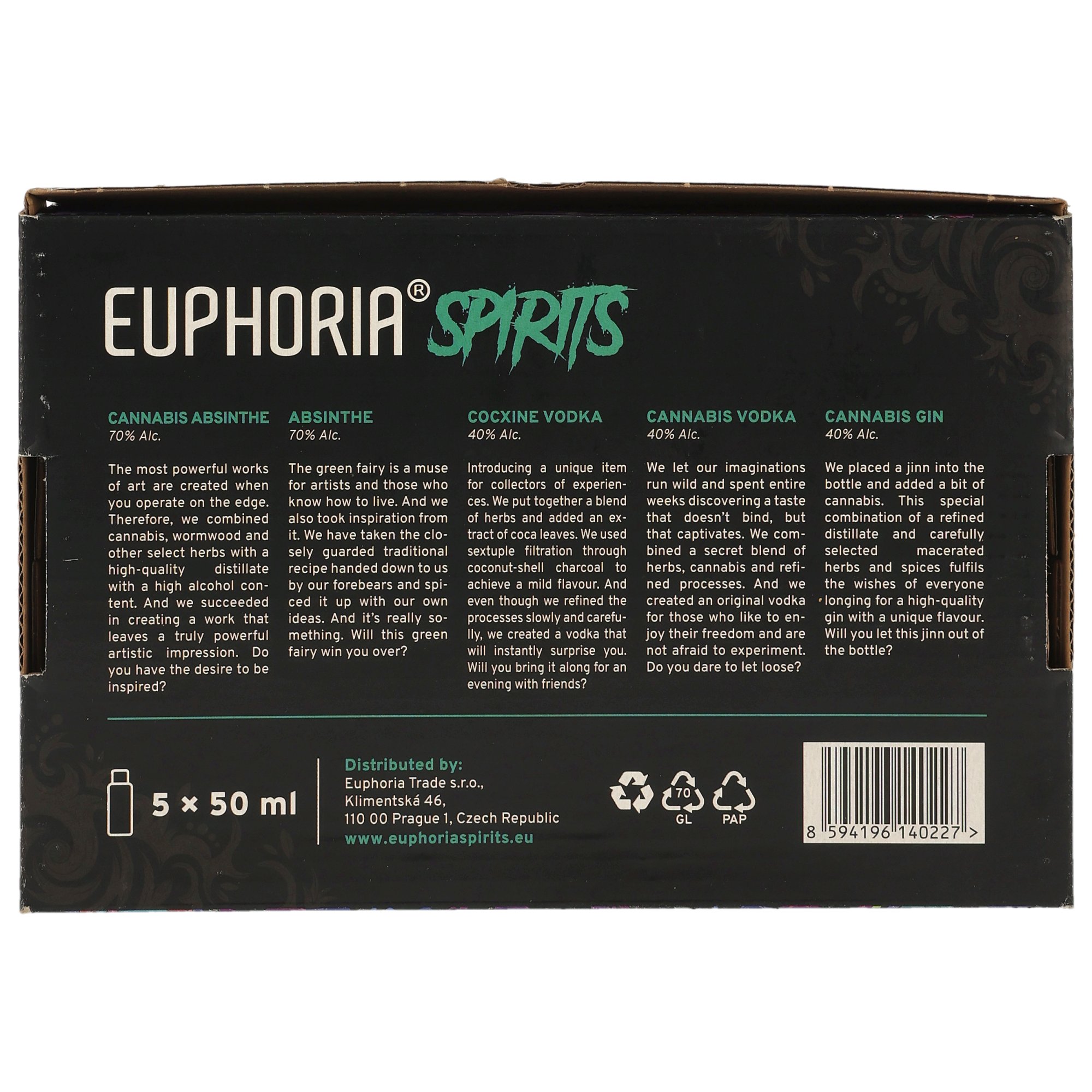 Euphoria Spirits Mini Set 5x0,05l