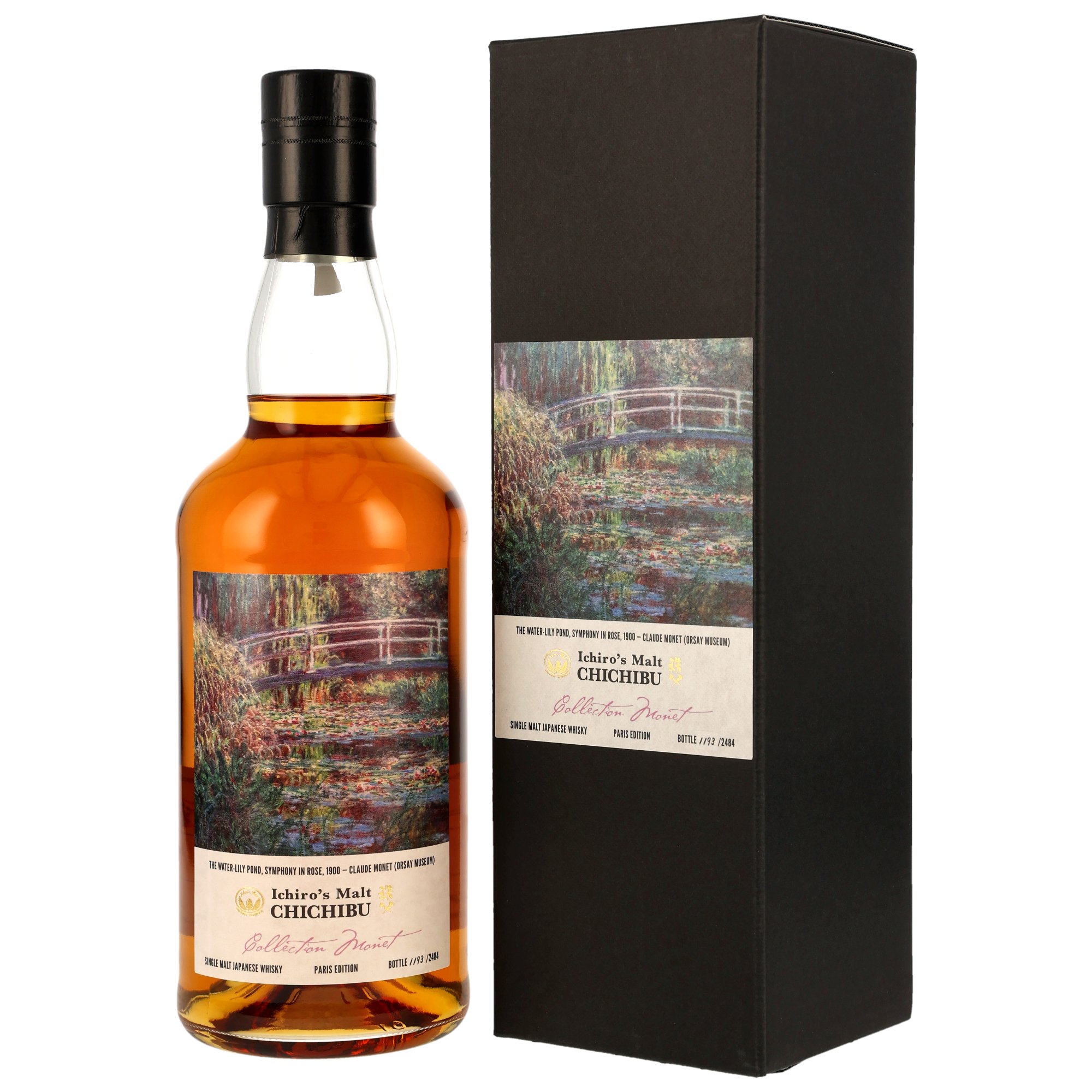 Chichibu Single Malt Japanese Whisky - Paris Edition 2026 Collection Monet Rose