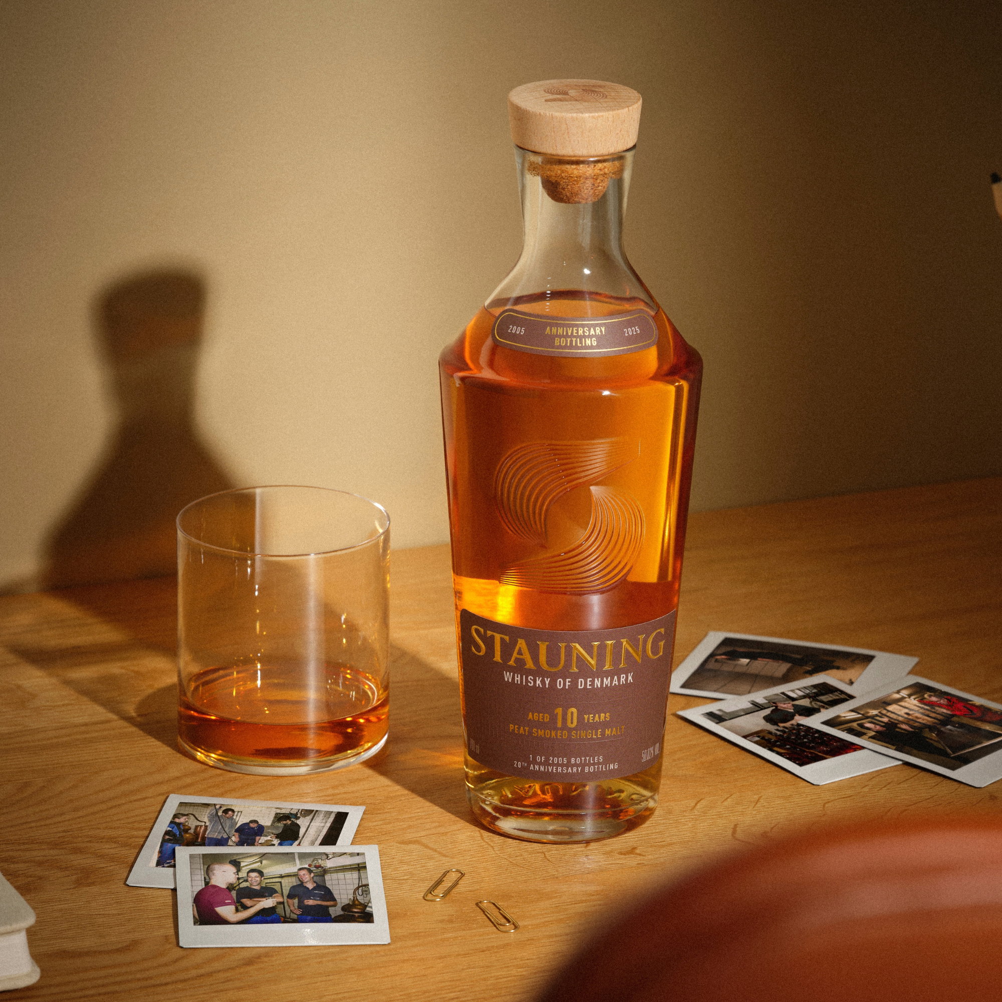 Stauning 10 y.o. - Peat Smoked Danish Single Malt - 20th Anniversary Bottling