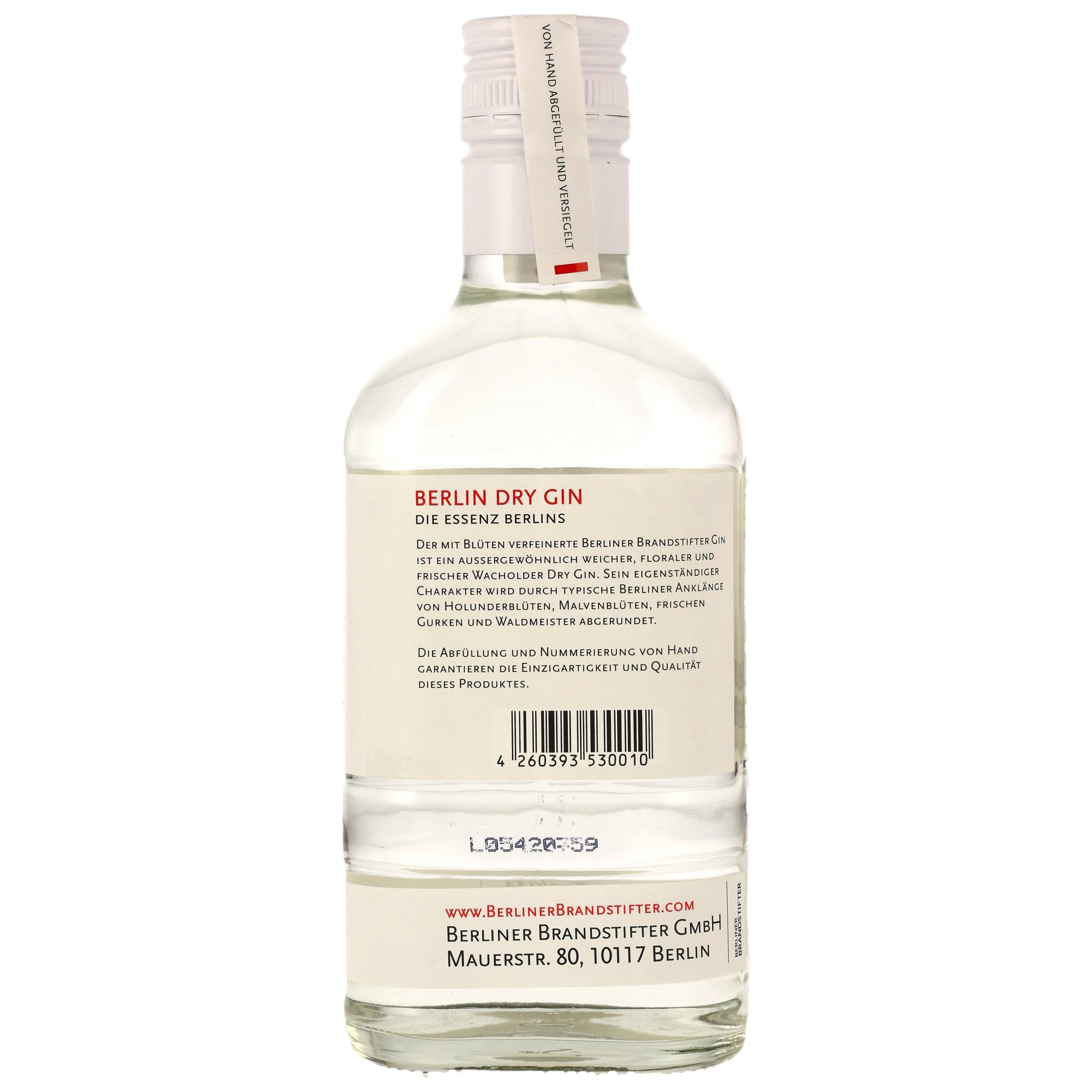Berliner Brandstifter Dry Gin - 350ml