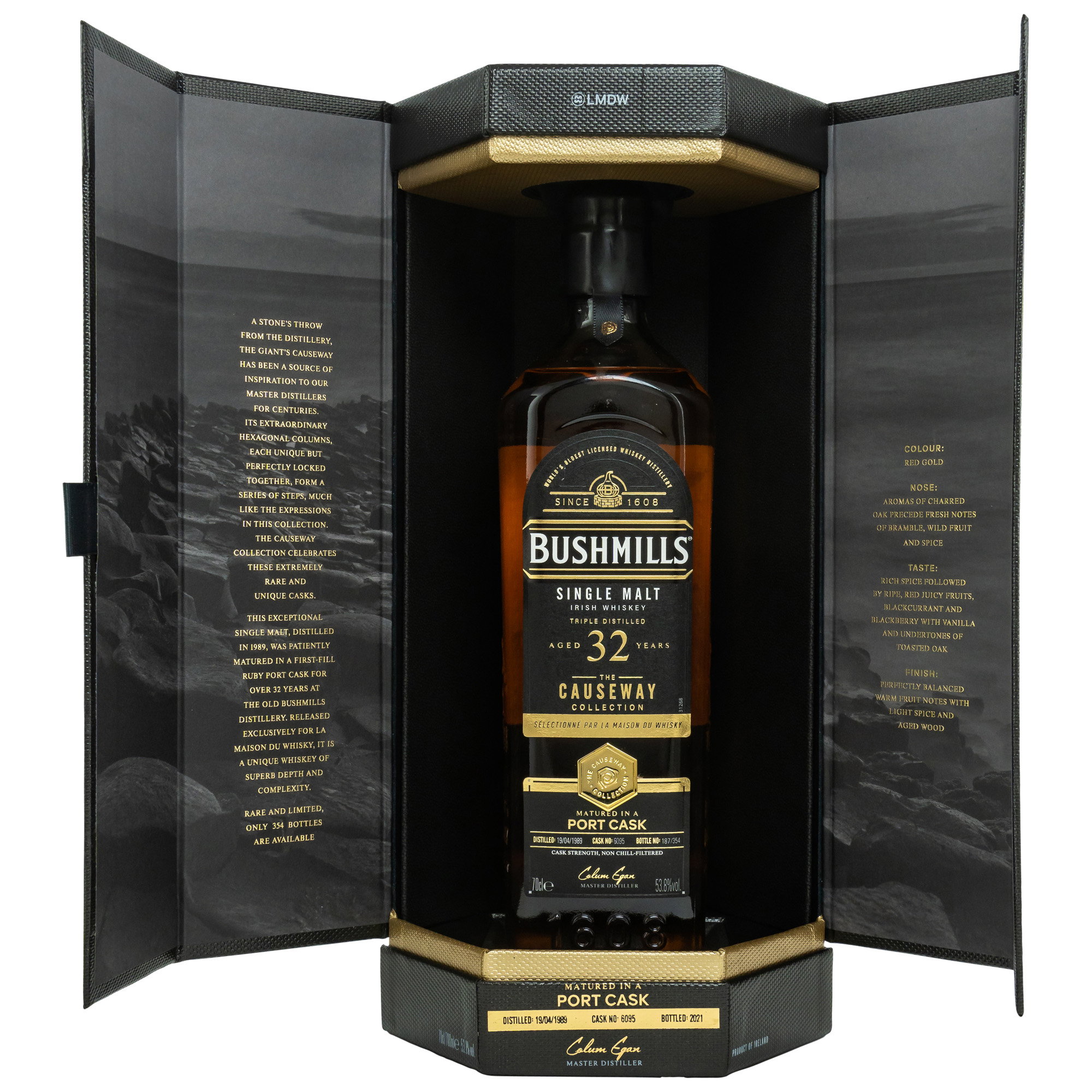 Bushmills 1989/2021 - 32 y.o. - Port Cask #6095 - Conquete