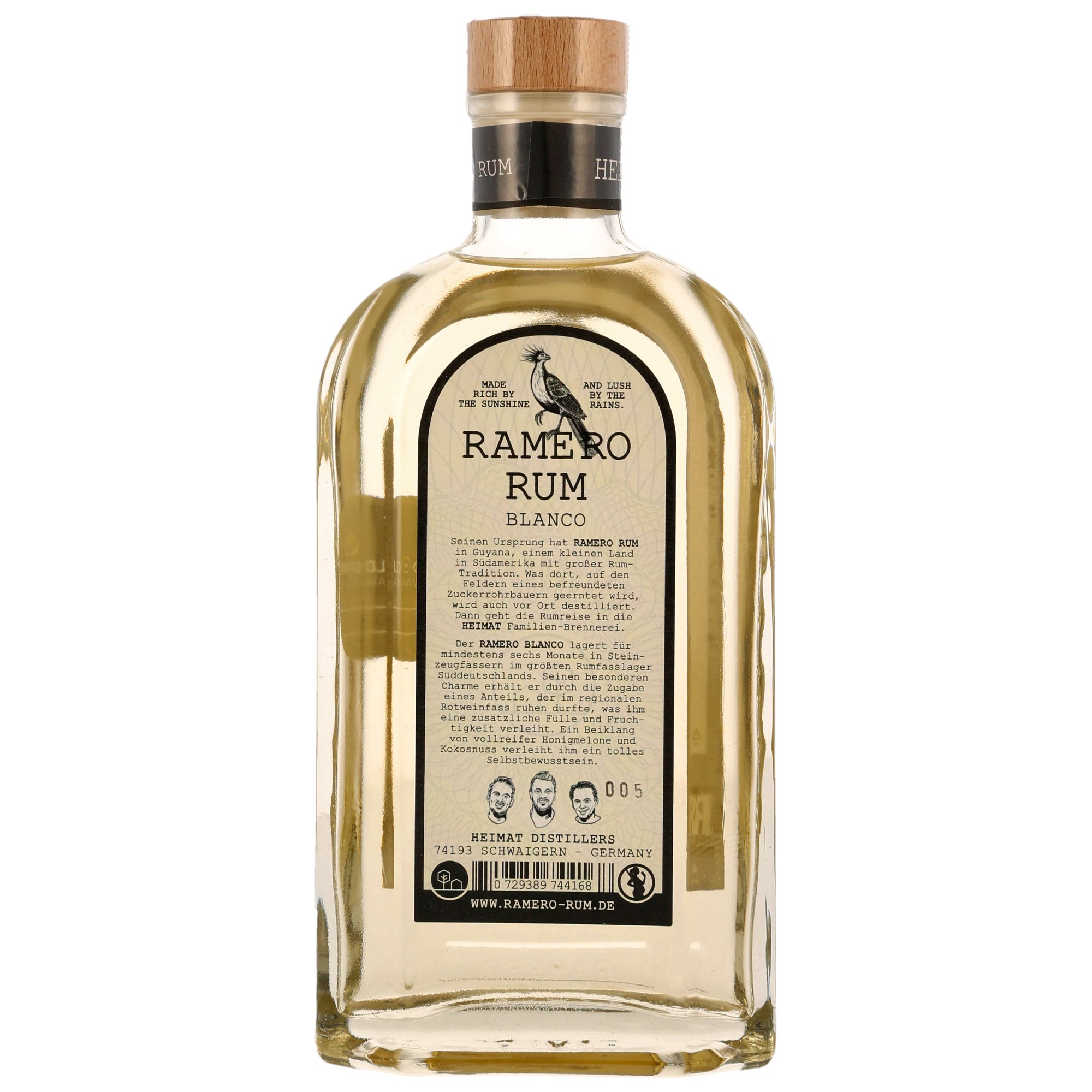 RAMERO Guyana Rum Blanco - 40%