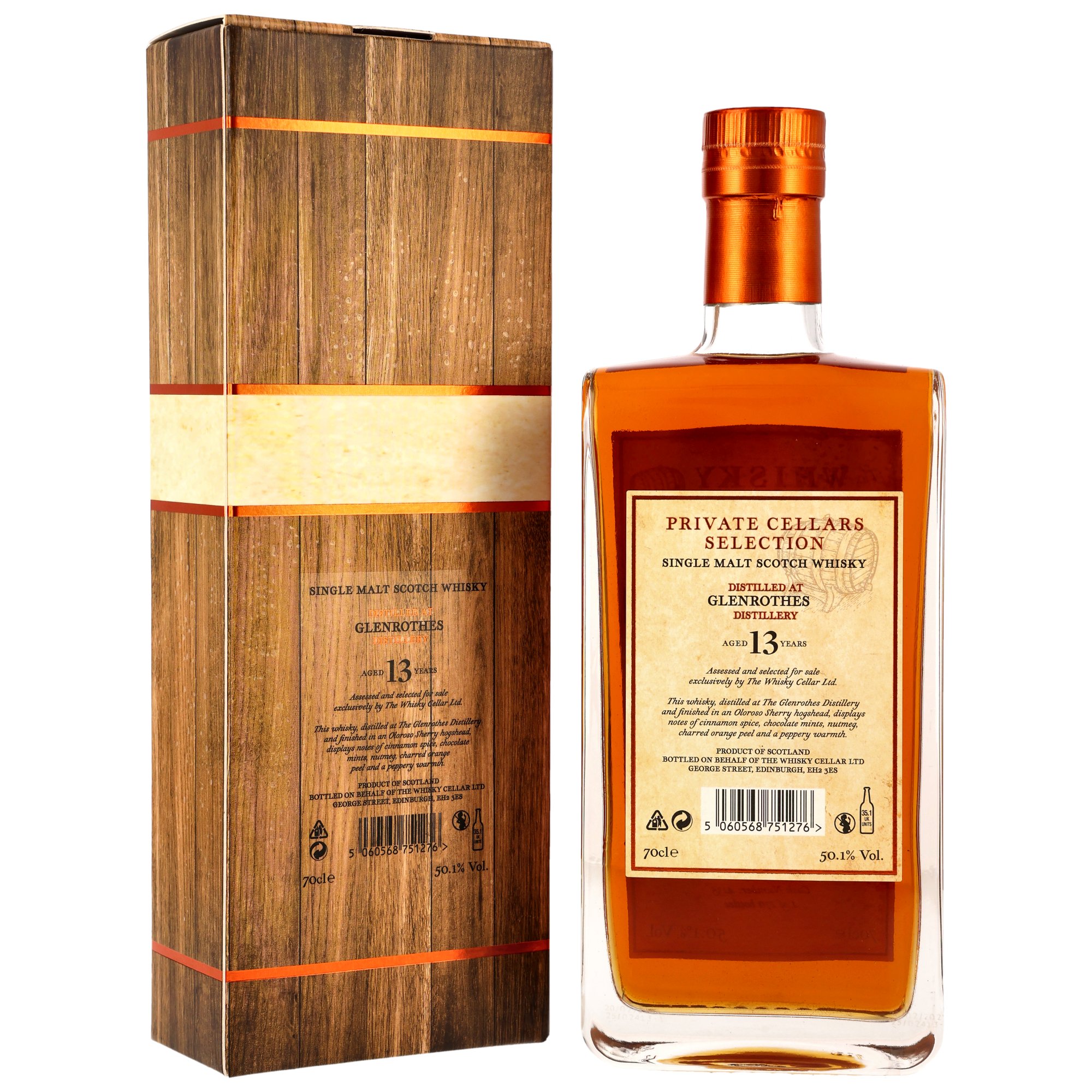 Glenrothes 13 y.o. - Oloroso Sherry Cask Finish #4135 (The Whisky Cellar)
