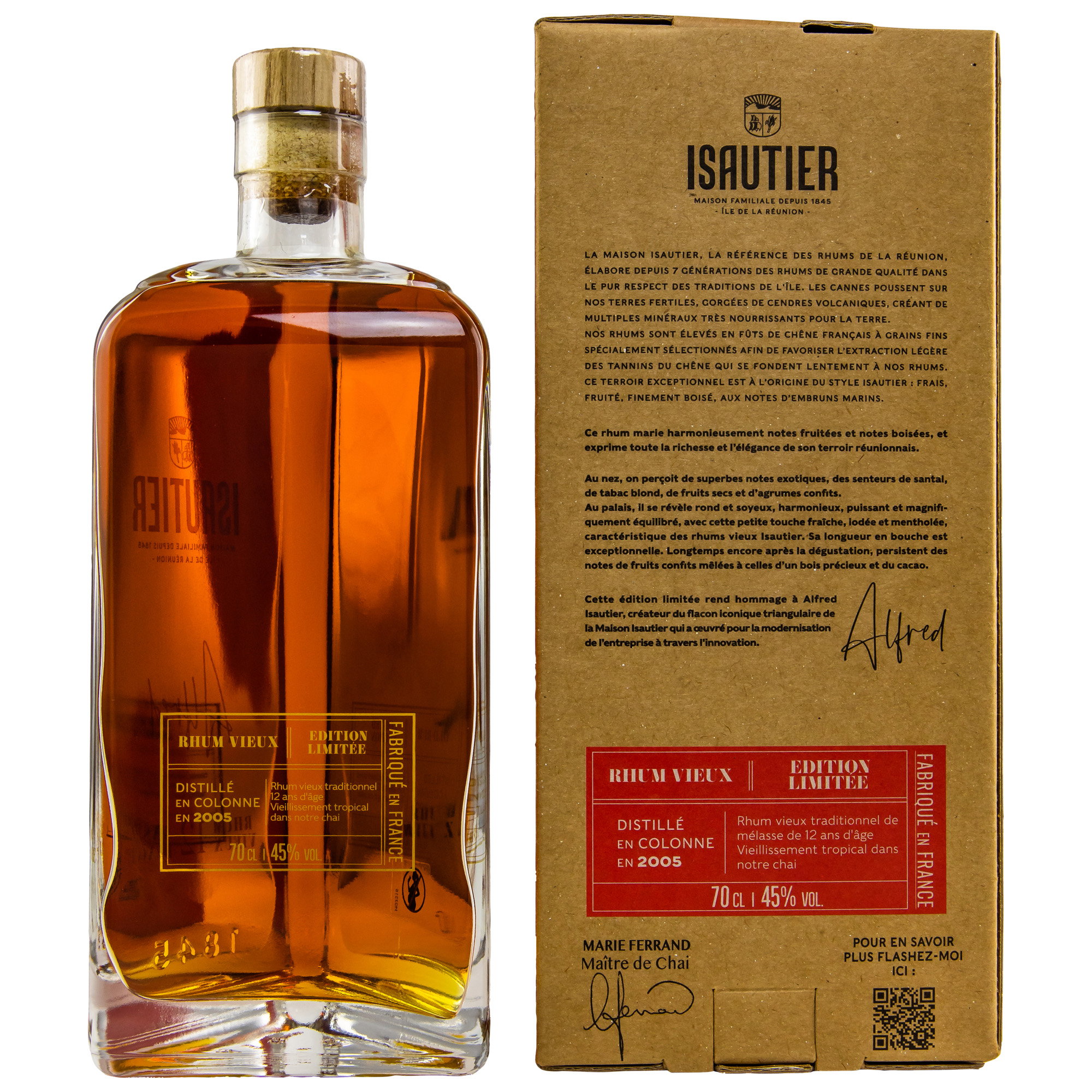 Isautier Rum 12 y.o. Alfred Rhum Vieux