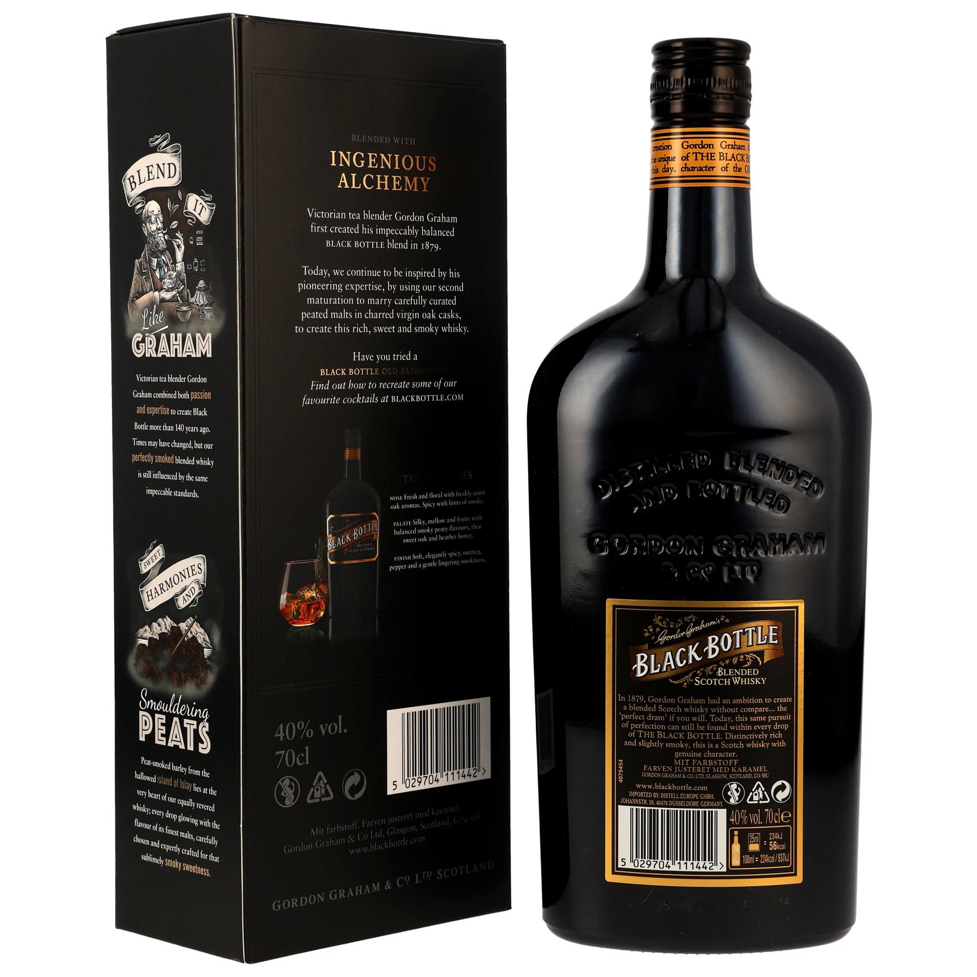 Black Bottle Blended Whisky Ingenious Alchemy - in GP
