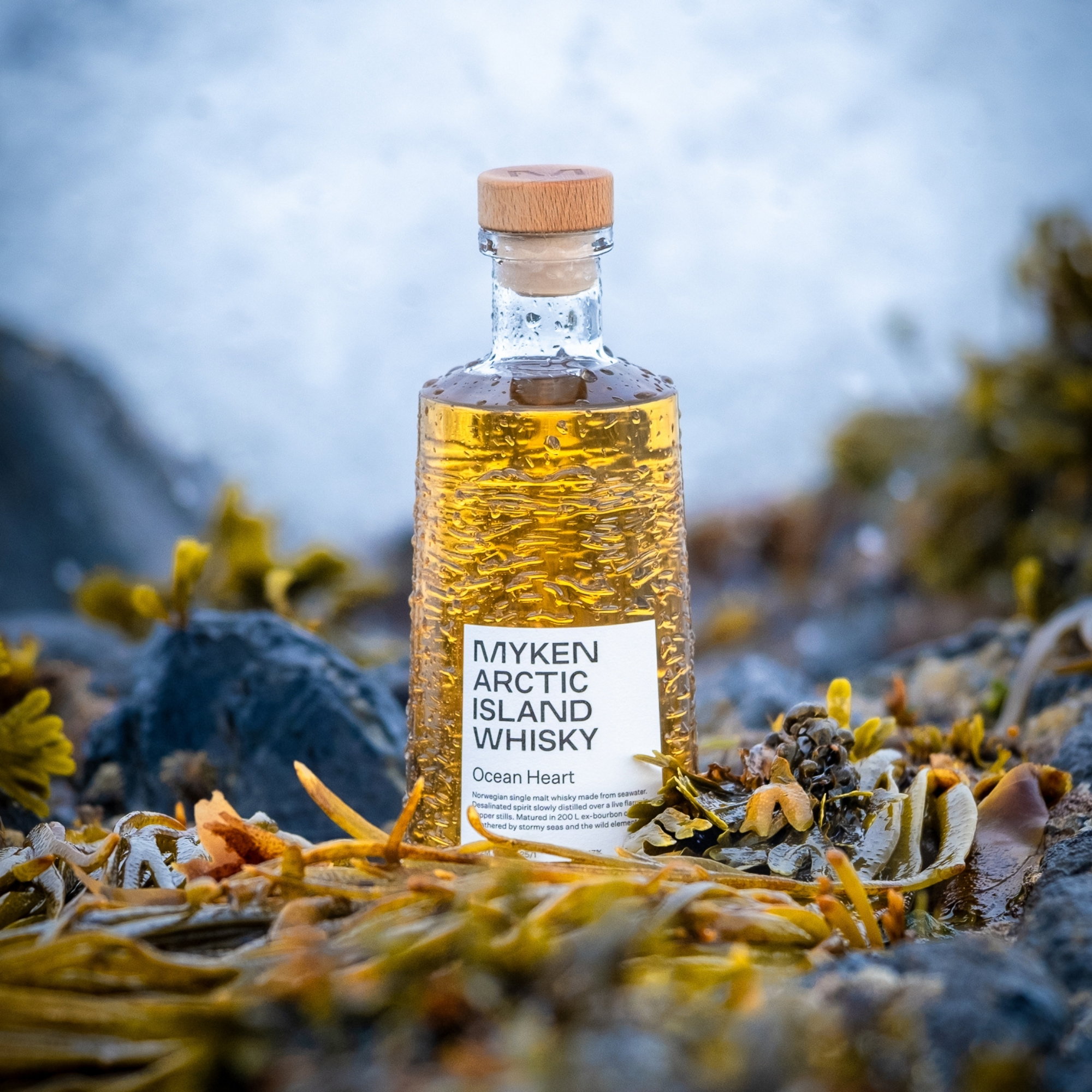 Myken Ocean Heart - Arctic Island Single Malt Whisky - 6 y.o. - Bourbon Casks