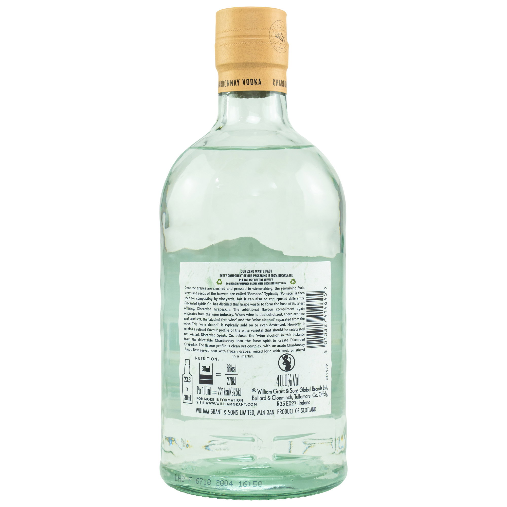 Discarded Grape Skin Chardonnay Vodka