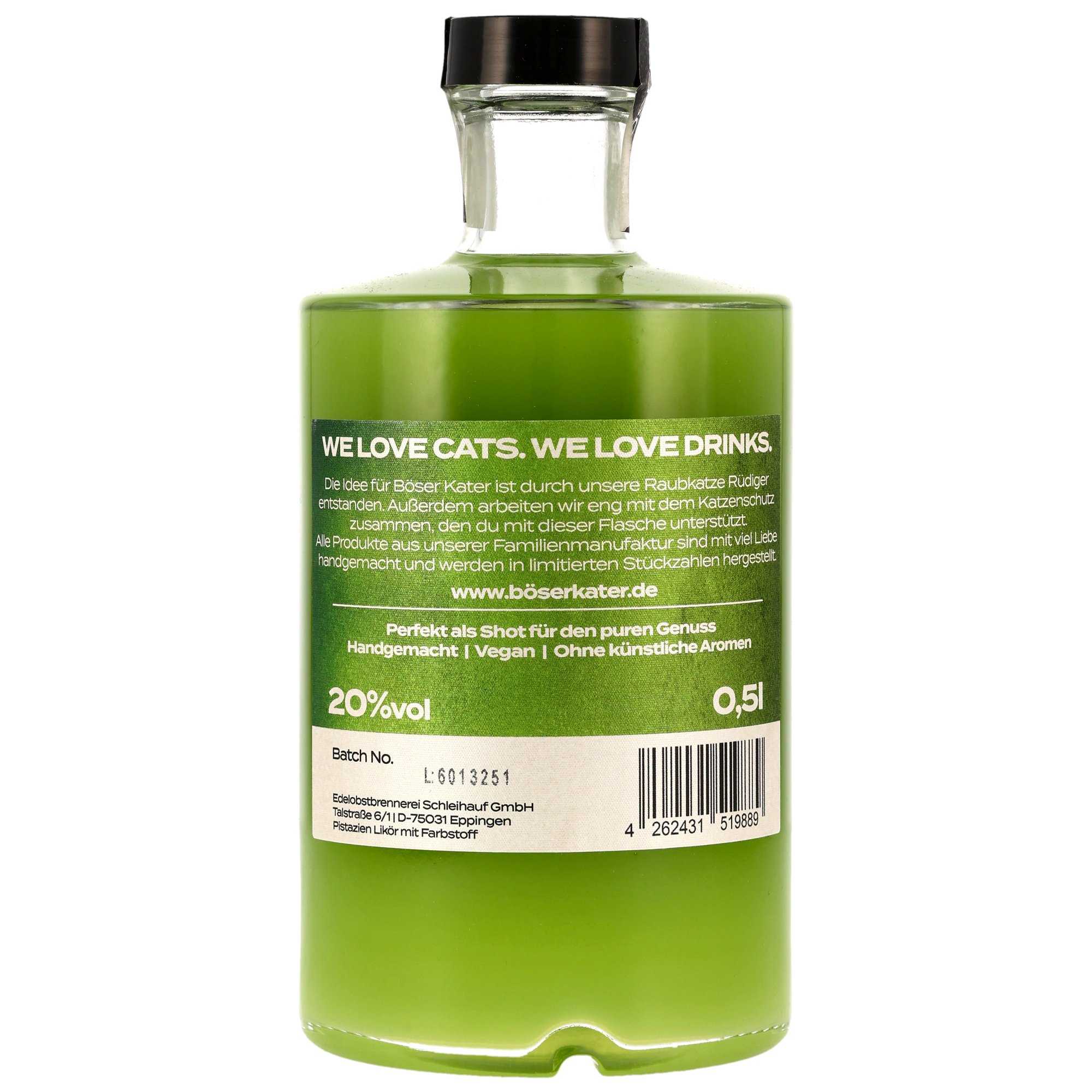 Böser Kater Pistazien Likör