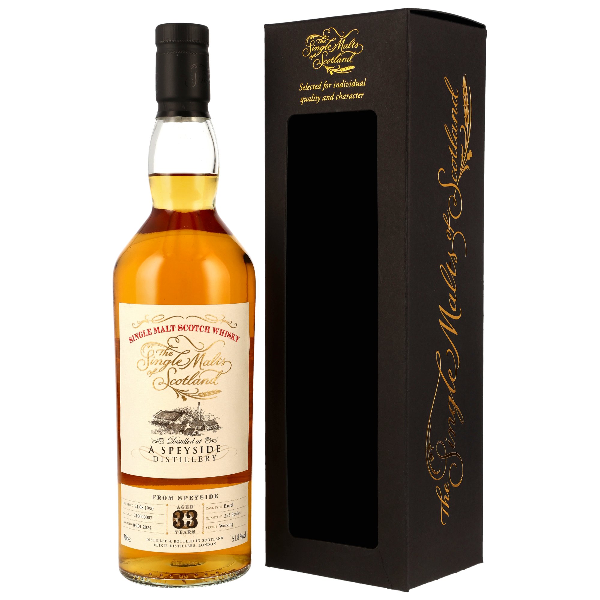 Speyside Malt 1990/2024 - 33 y.o. - Barrel #210000007 (SMoS)