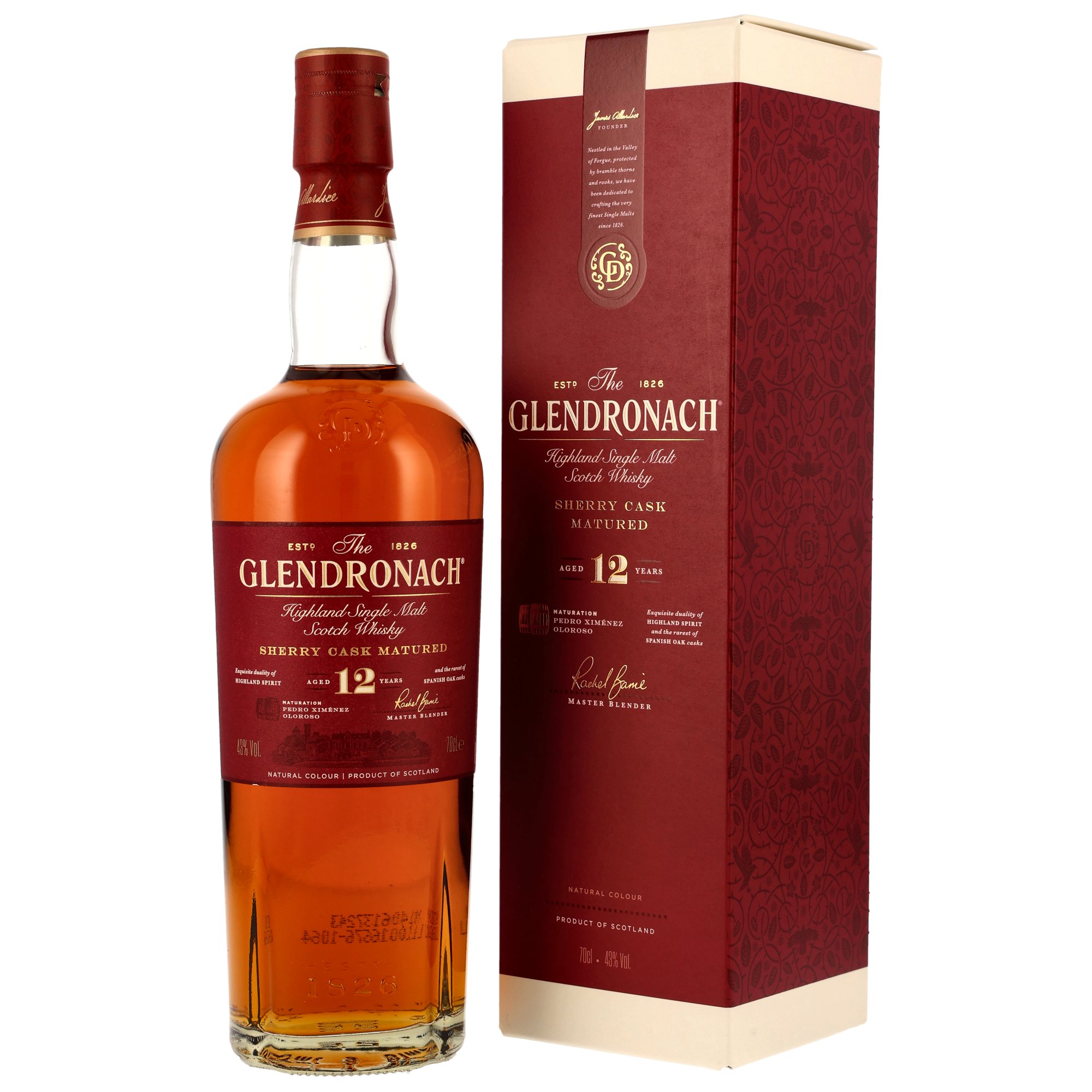 Glendronach 12 y.o. - PX + Oloroso Sherry Casks - in GP