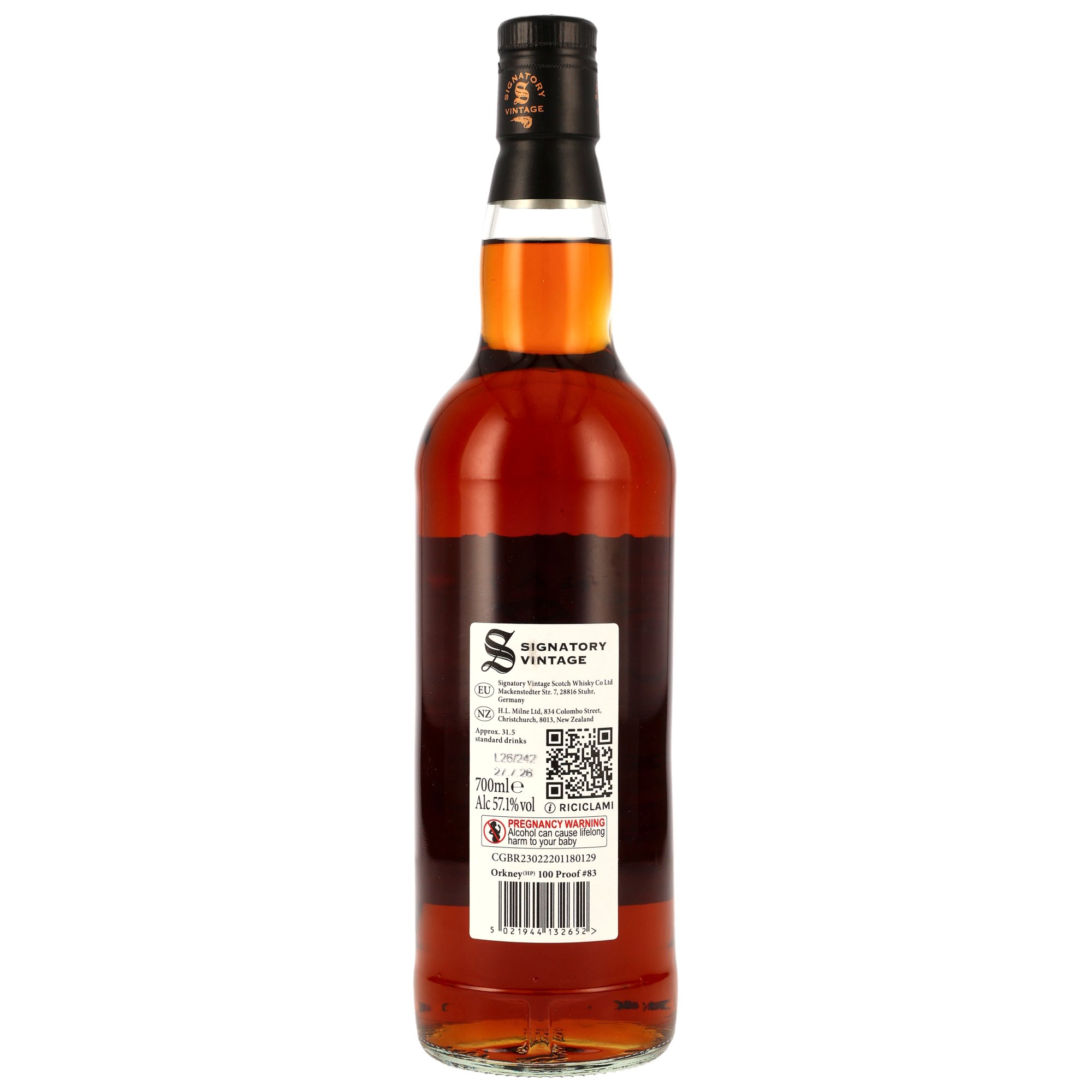 Orkney (HP) 2011/2026 - 15 y.o. - Signatory 100 PROOF Edition #83