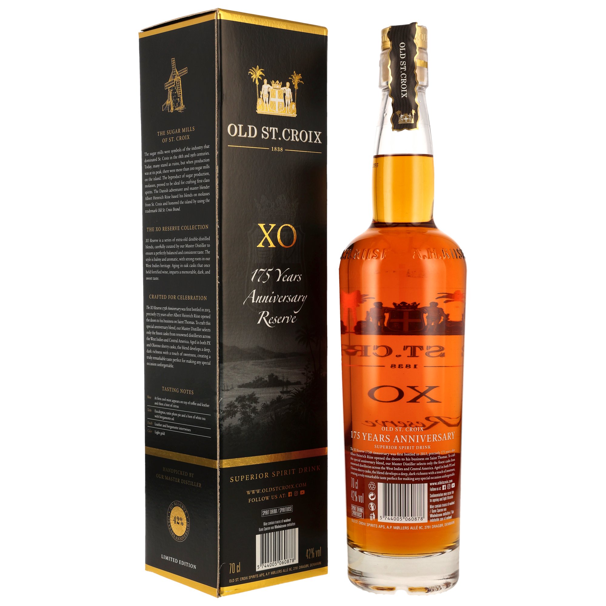 Old St. Croix (Riise) XO  - 175 Anniversary Reserve