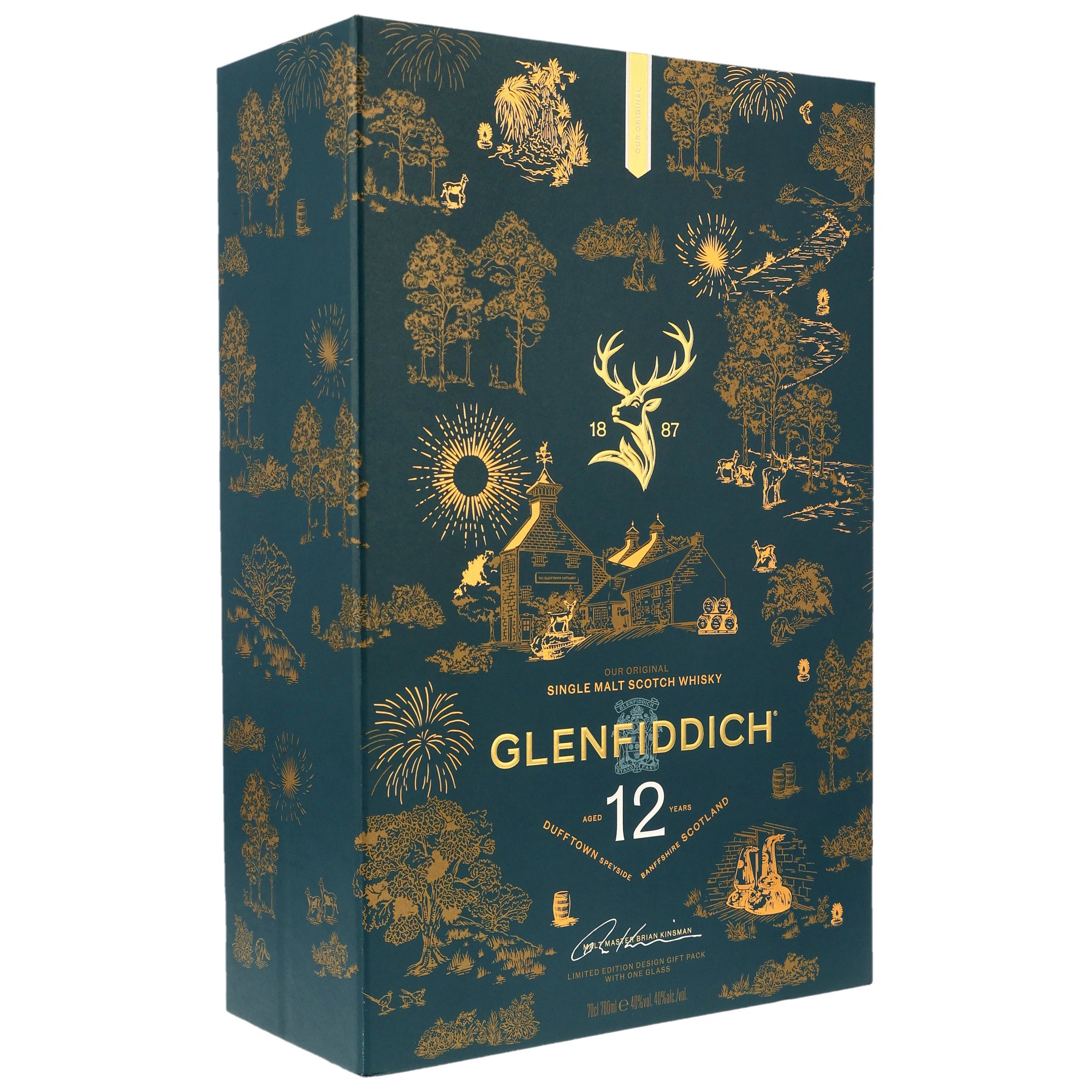 Glenfiddich 12 y.o. Limited Edition Design 2026 mit Tumbler