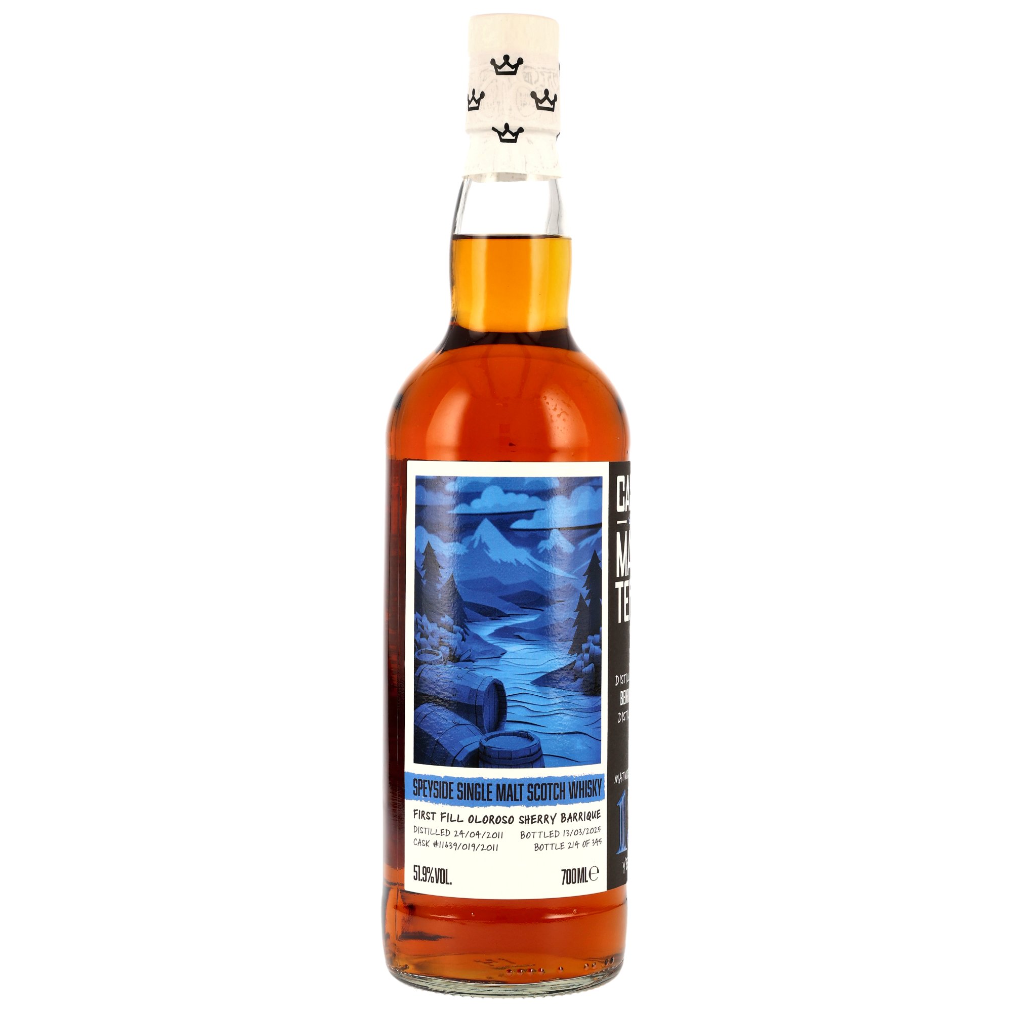Benrinnes 2011/2025 - 13 y.o. - 1st Fill Oloroso Barrique #11693/019/2011 - Cask Masters - Brave New Spirits