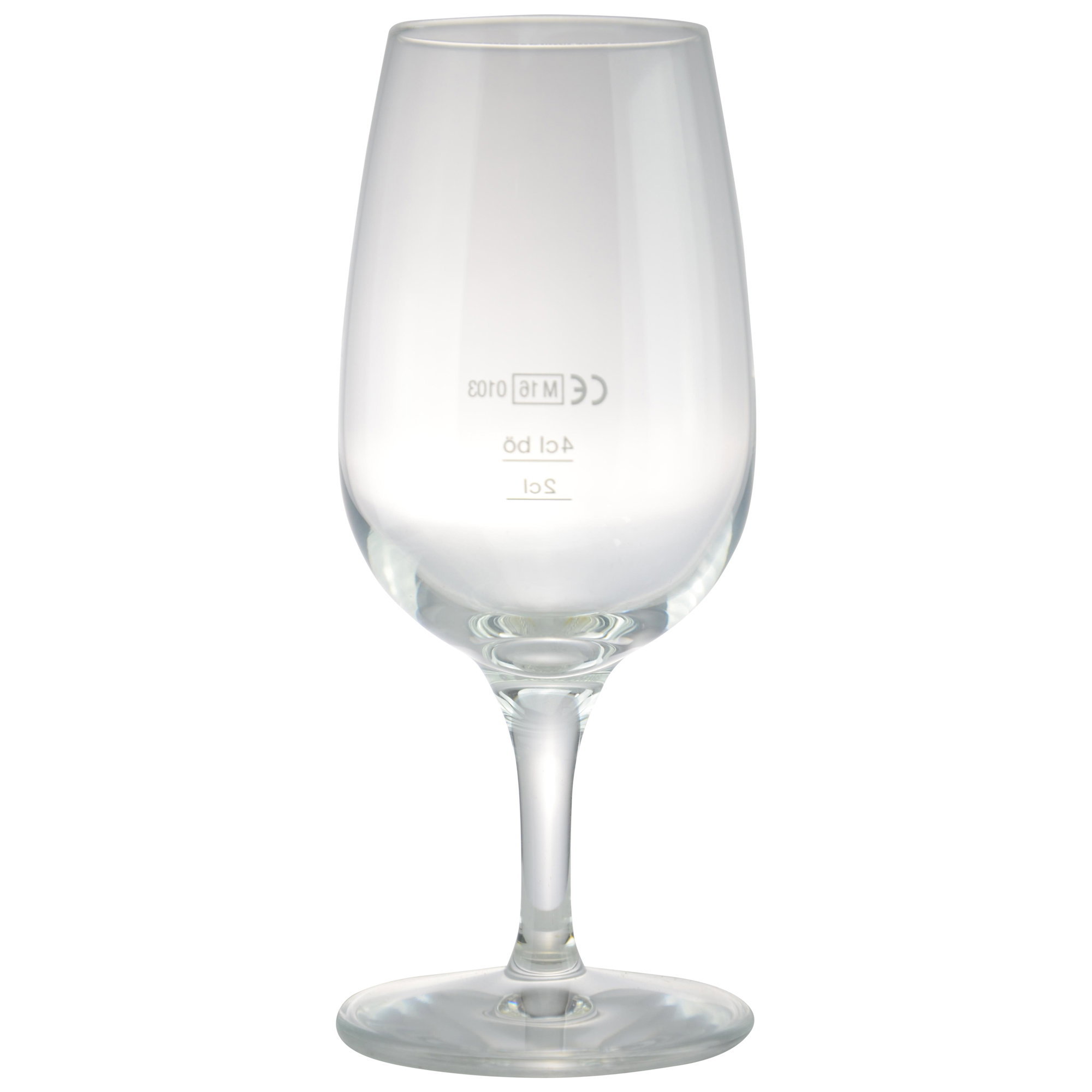 Tasting Glas Form CM mit 2/4cl Eichstrich ohne Aufdruck ohne Deckel