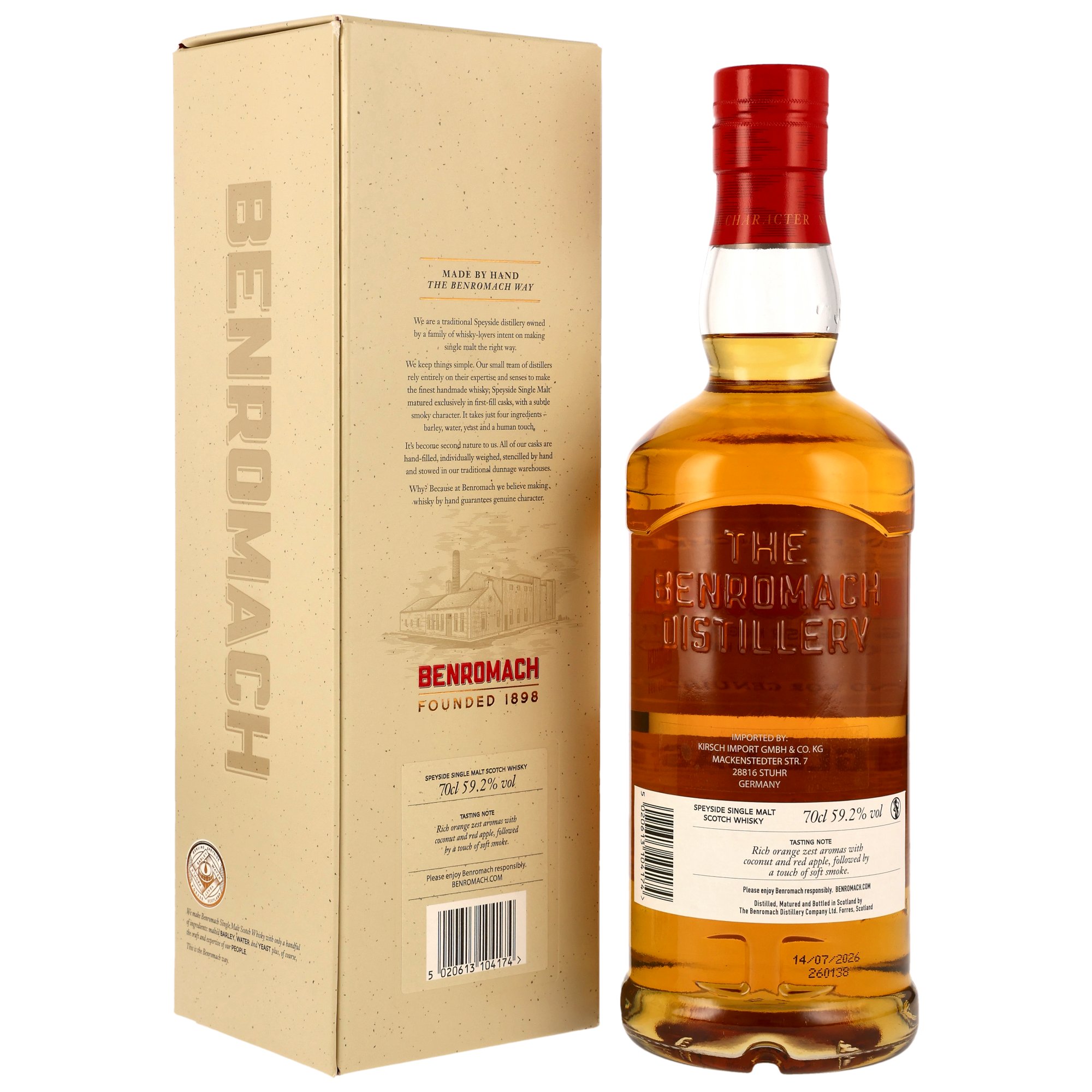 Benromach 2012/2026 - 14 y.o. - 1st Fill Bourbon Barrel #11