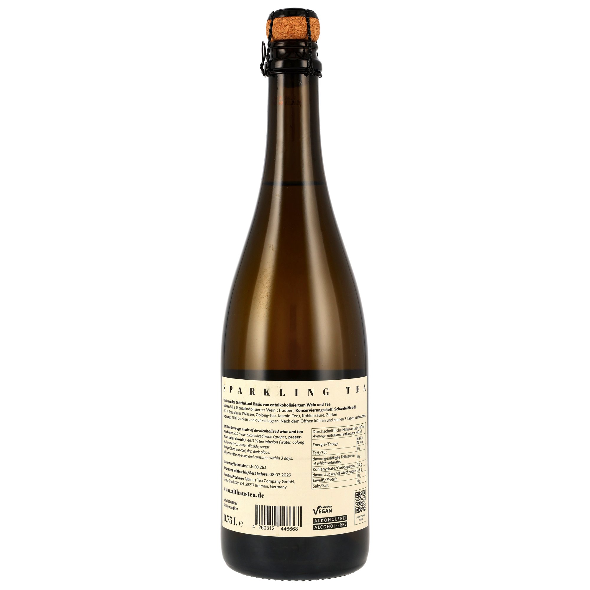 Althaus Sparkling Tea Oolong/Jasmine