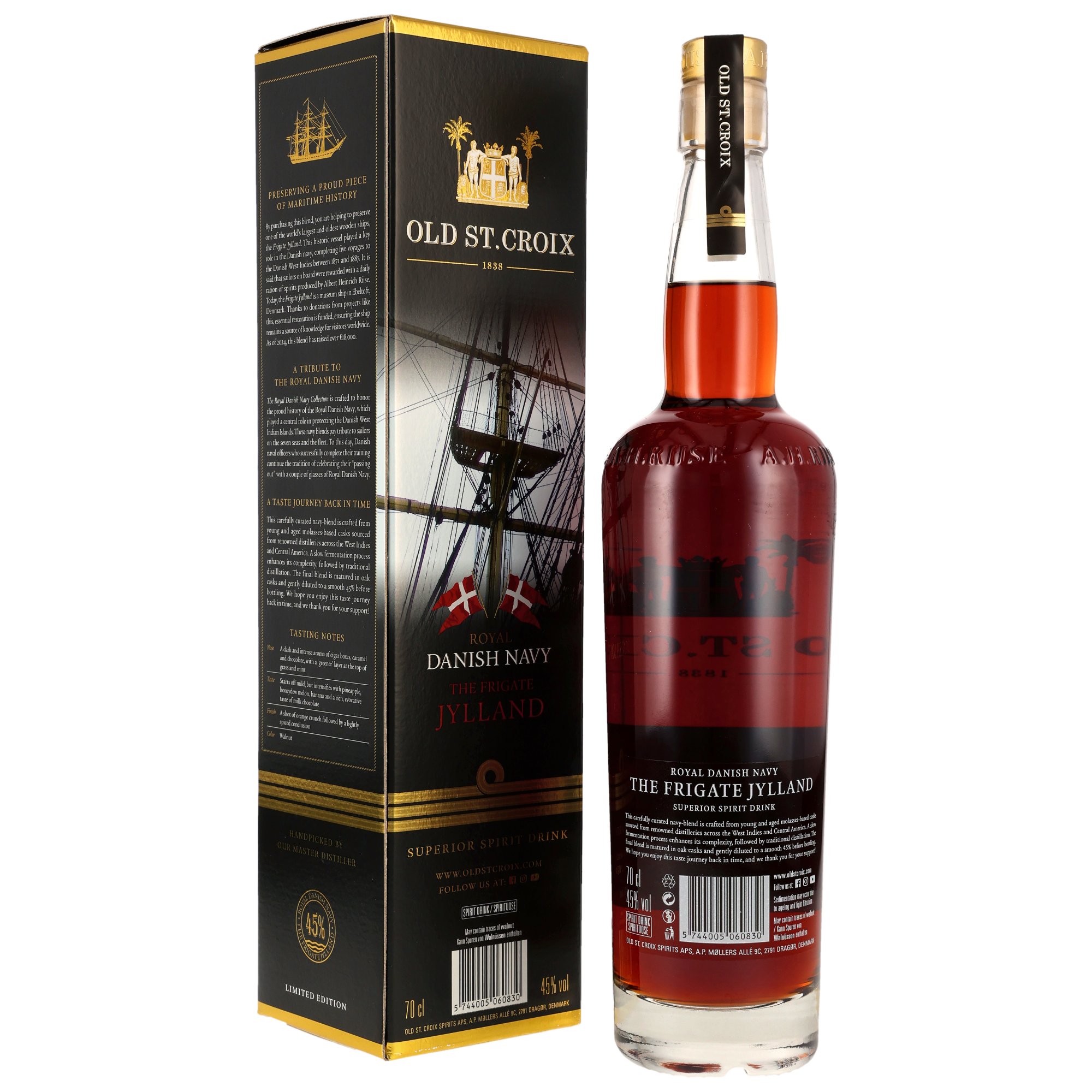 Old St. Croix (Riise) Danish Navy Frigatte Jylland