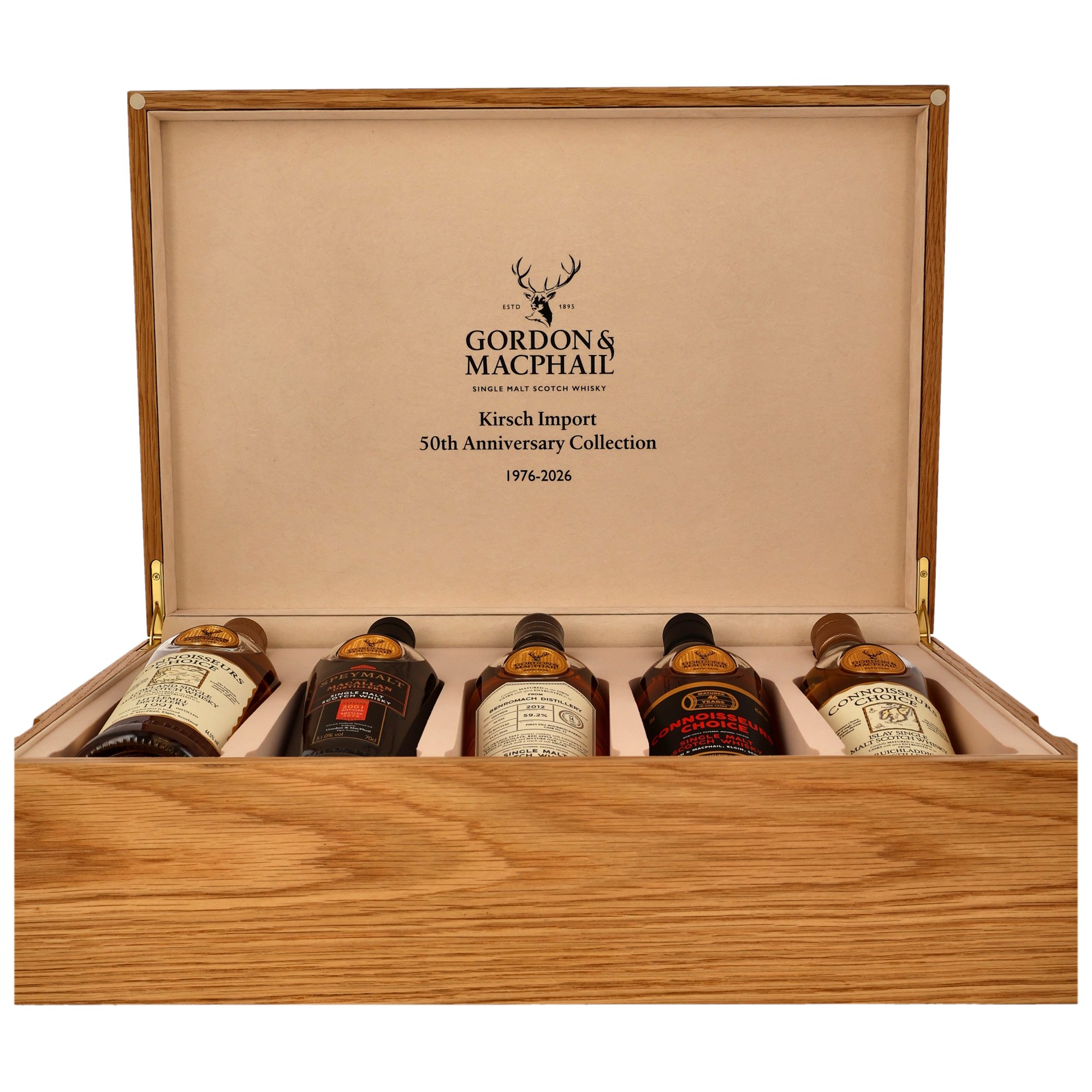 Gordon & MacPhail 50th Anniversary Collection 5x70cl - 50th Anniversary Kirsch Import (G&M)