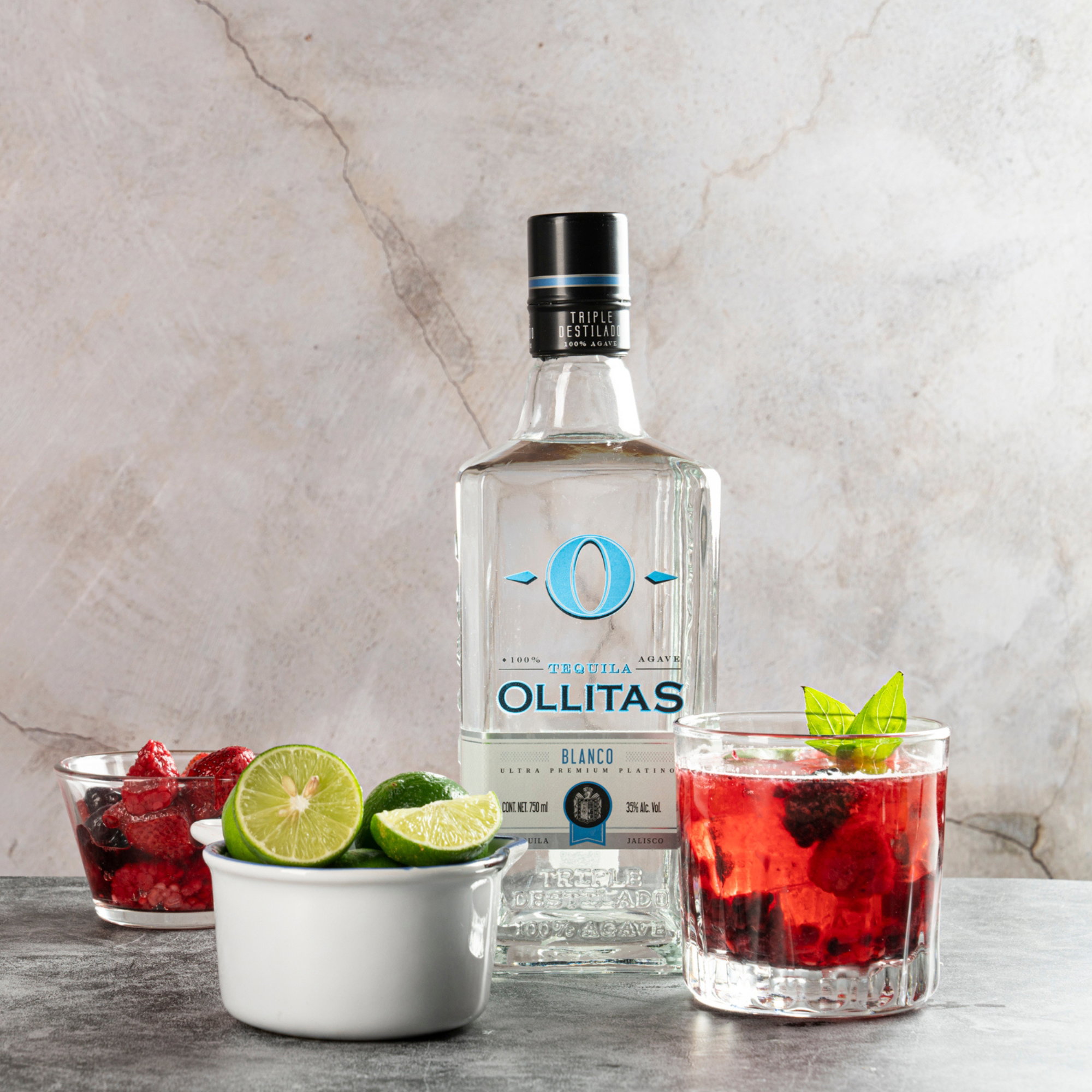 Ollitas Tequila Blanco - 100% Agave - Distillery Orendain