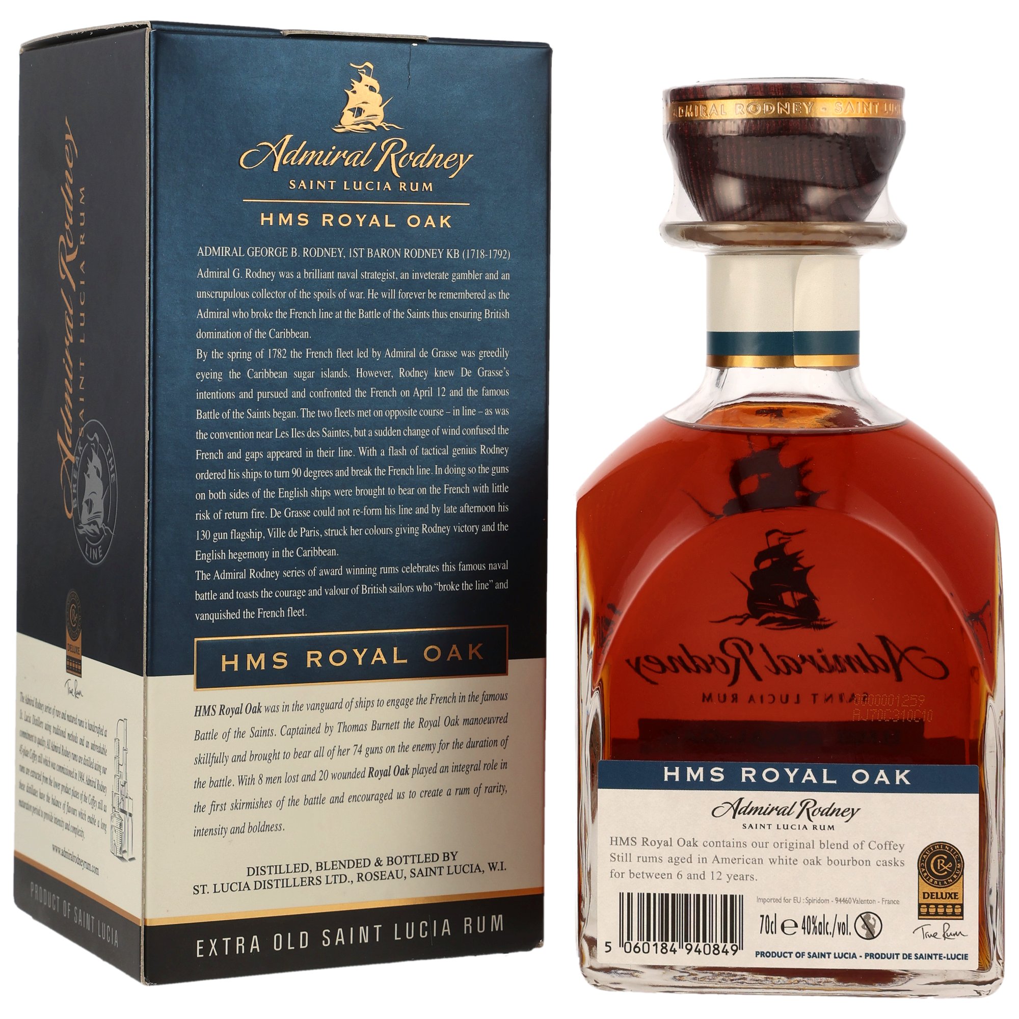 Admiral Rodney Rum - HMS Royal Oak