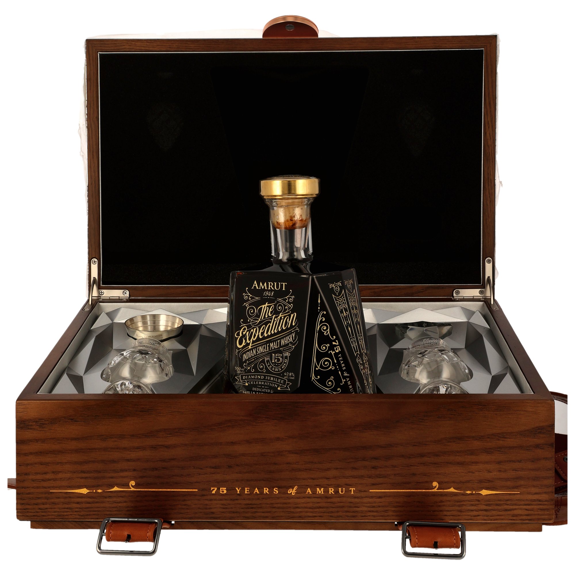 Amrut Expedition Single Malt Whisky - PX Sherry Butt, Ex-Bourbon Reverse Finish + 2x 5cl Mini