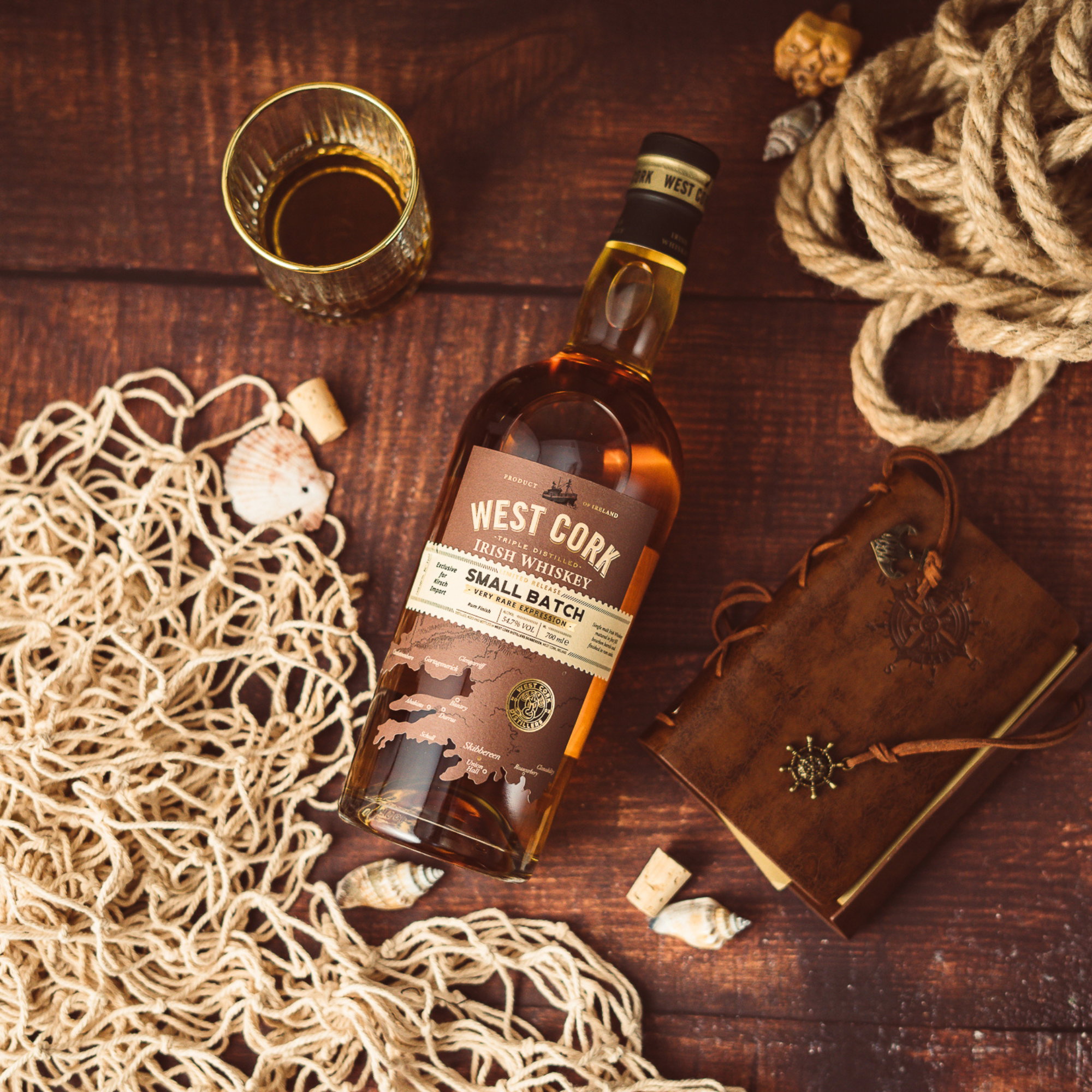 West Cork Single Malt - Rum Finish 54,7% Cask Strength