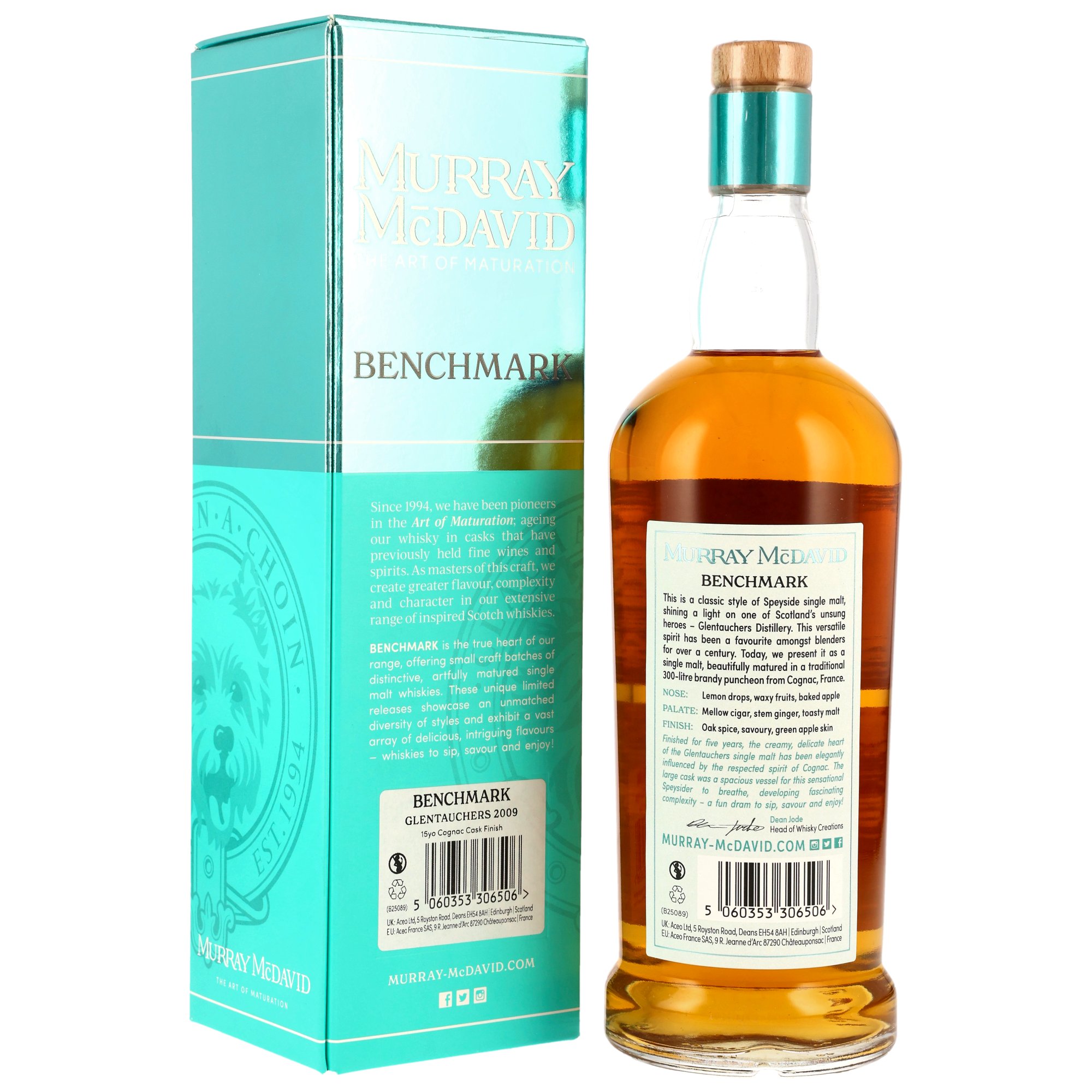 Glentauchers 2009/2025 - 15 y.o. - Cognac Cask Finish - Murray McDavid