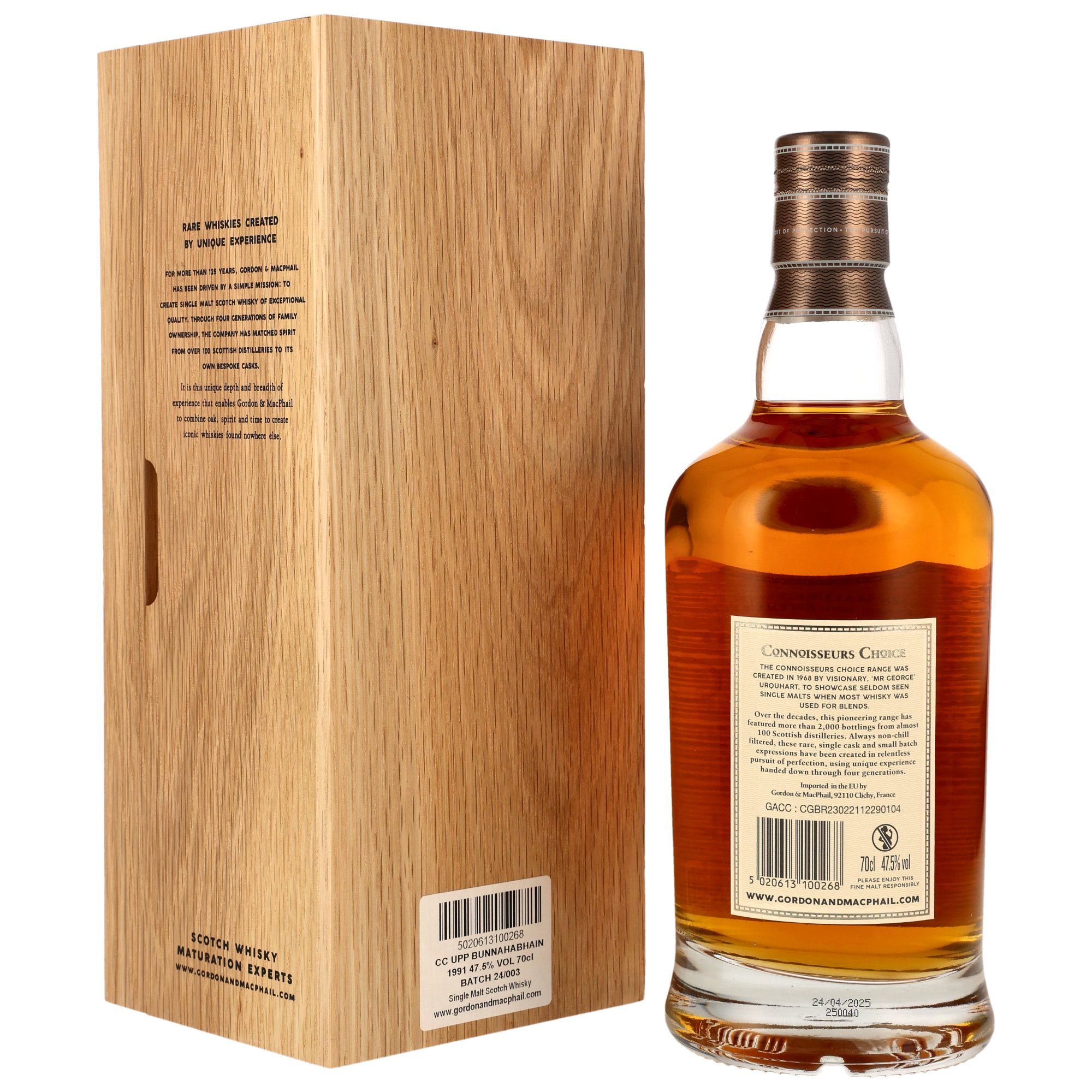 Bunnahabhain 1991/2025 - 33 y.o. - Refill American Hoghshead #5512 - G&M CC UPPER