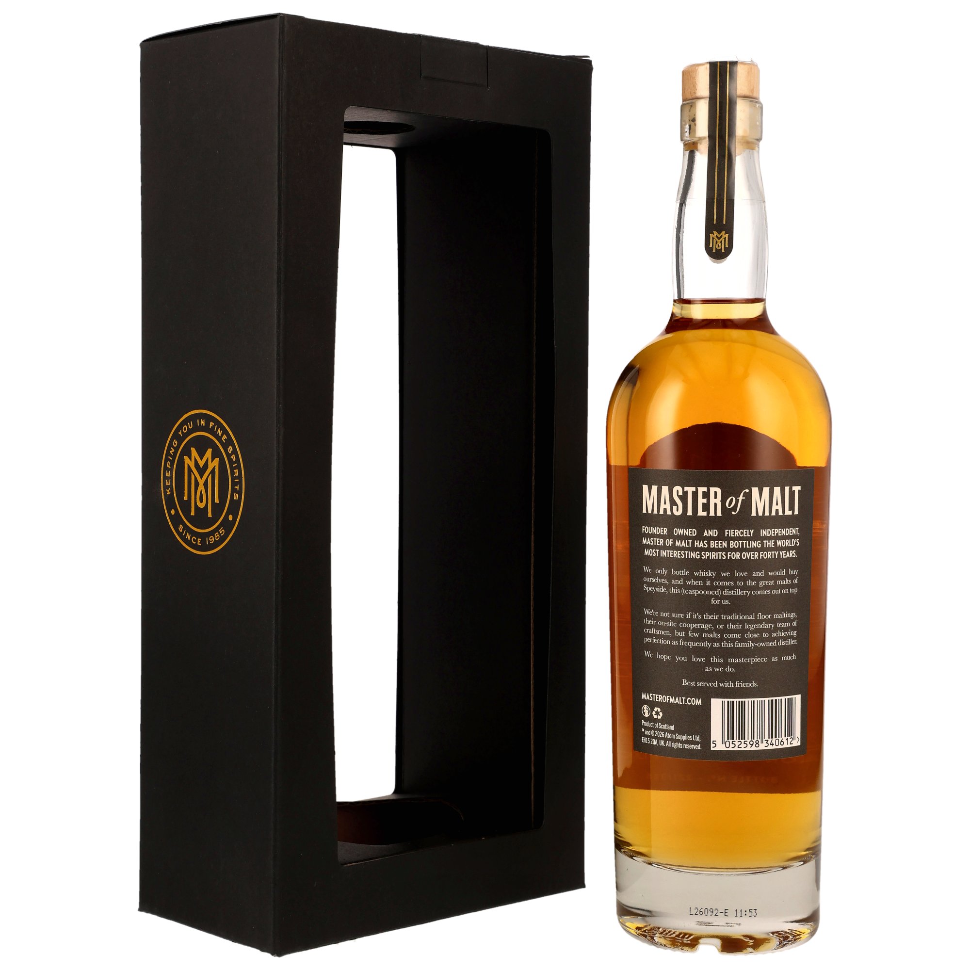 Teaspoon B 1989/2026 - 36 y.o. - Blended Malt - 1st Fill Bourbon Casks - Master of Malt