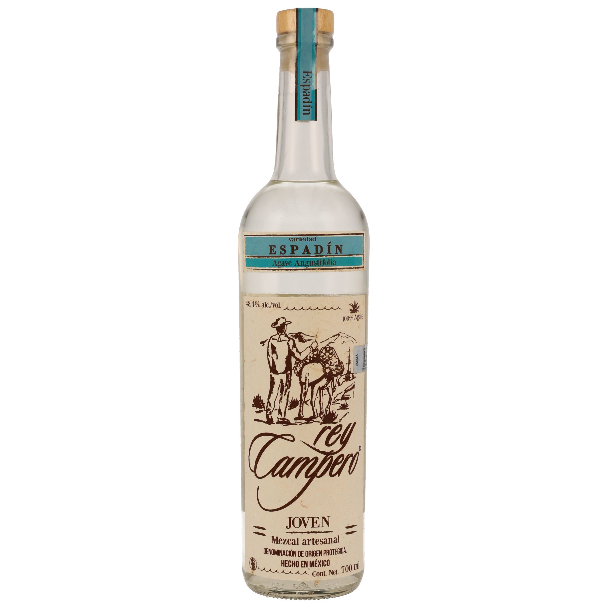 Rey Campero Espadin Mezcal artesanal - Joven - 48,4%