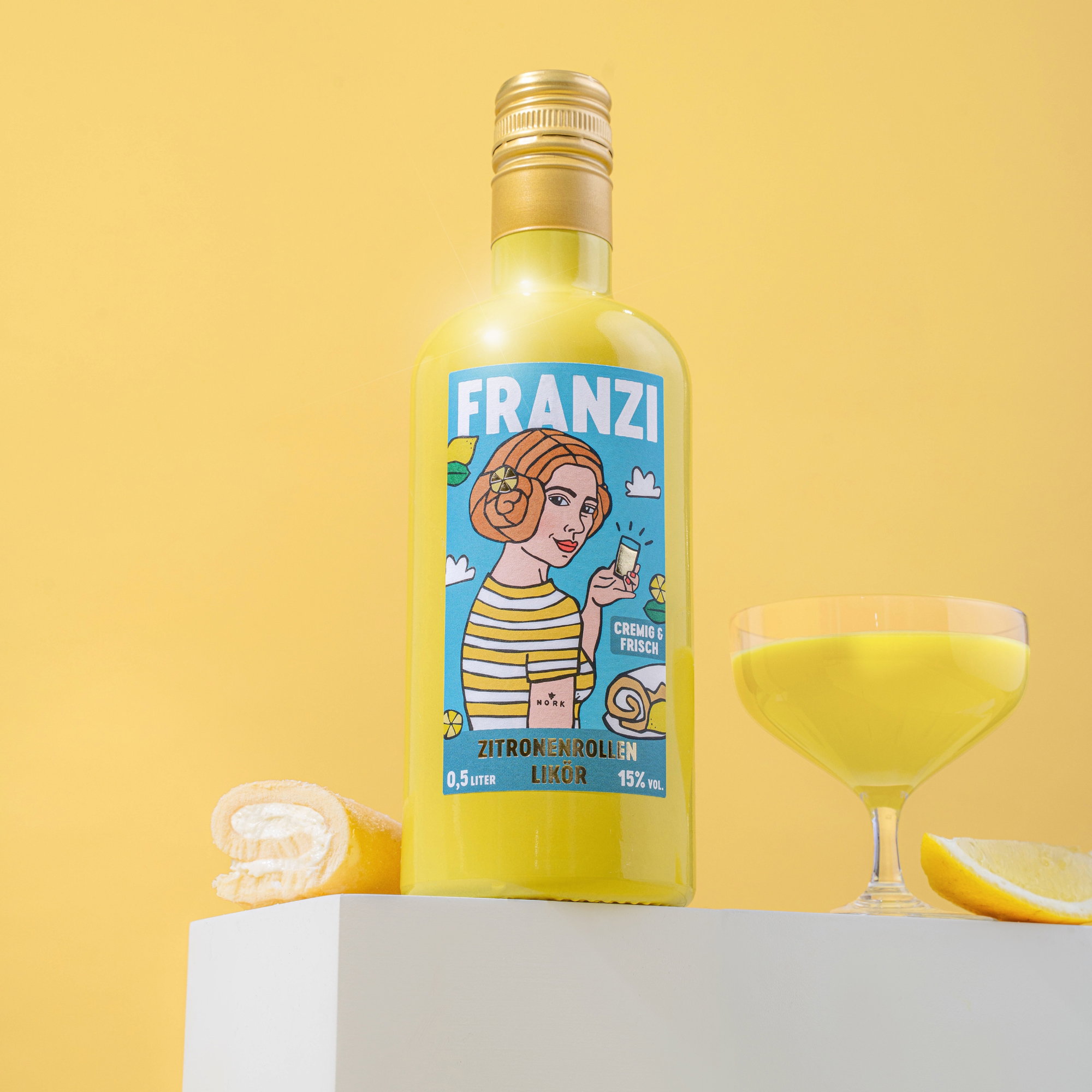 Franzi - Zitronenrollen Likör
